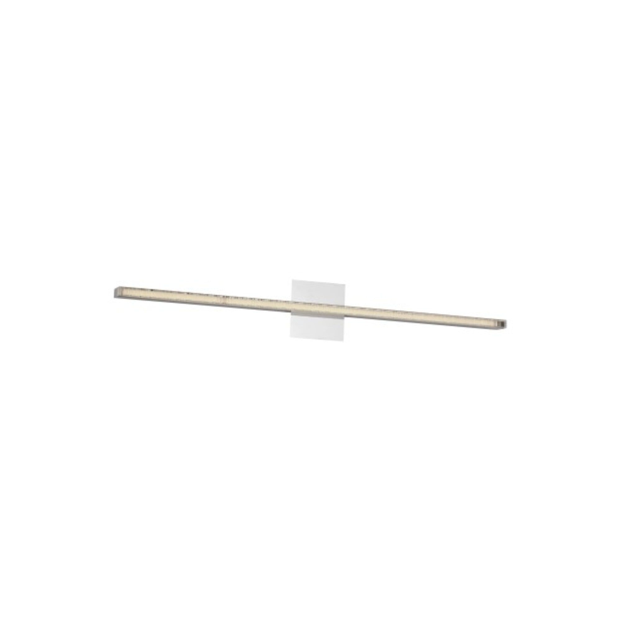 Serre 36" LED Linear Bath Vanity, 120-277V, Natural Brass Finish - Bees Lighting