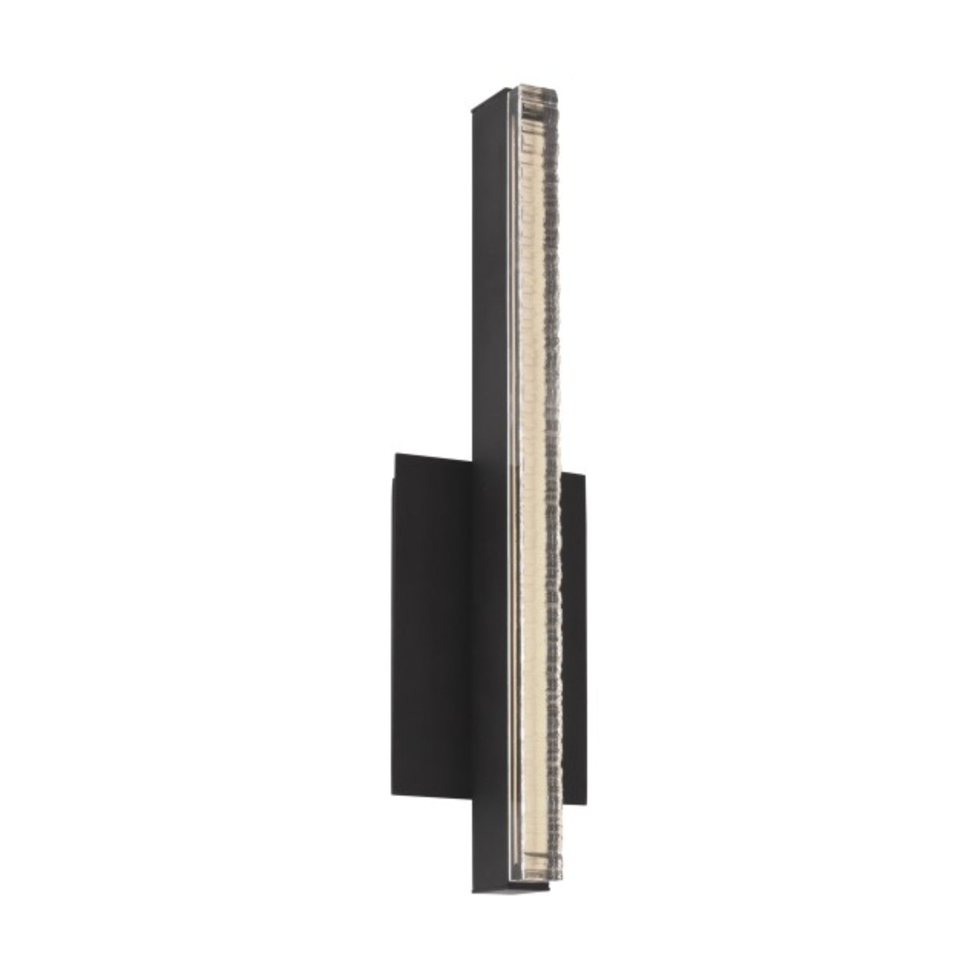 Serre 13" LED Wall Sconce, 120-277V, Nightshade Black Finish - Bees Lighting