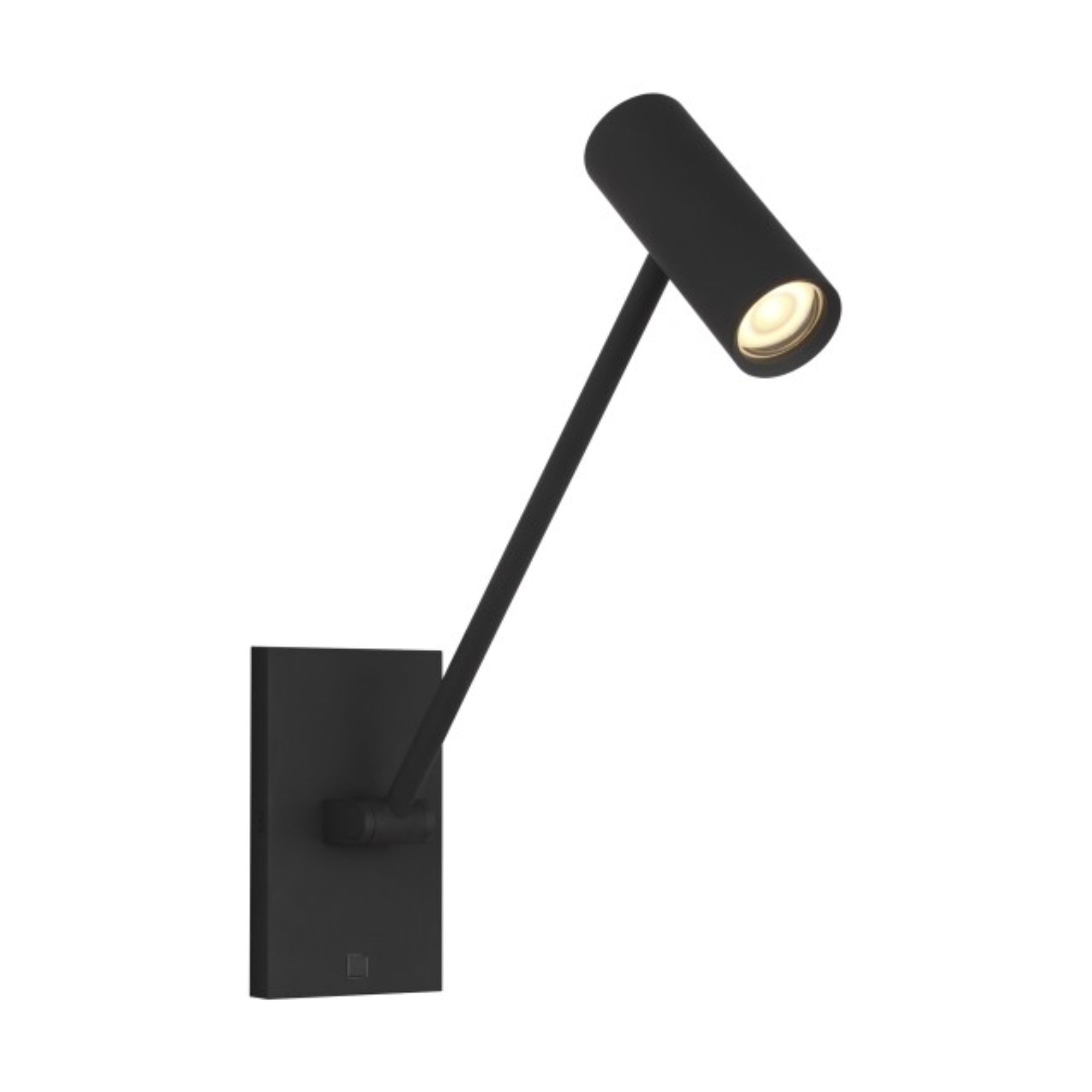 Ponte LED Small Task Sconce, 120-277V, Nightshade Black Finish - Bees Lighting