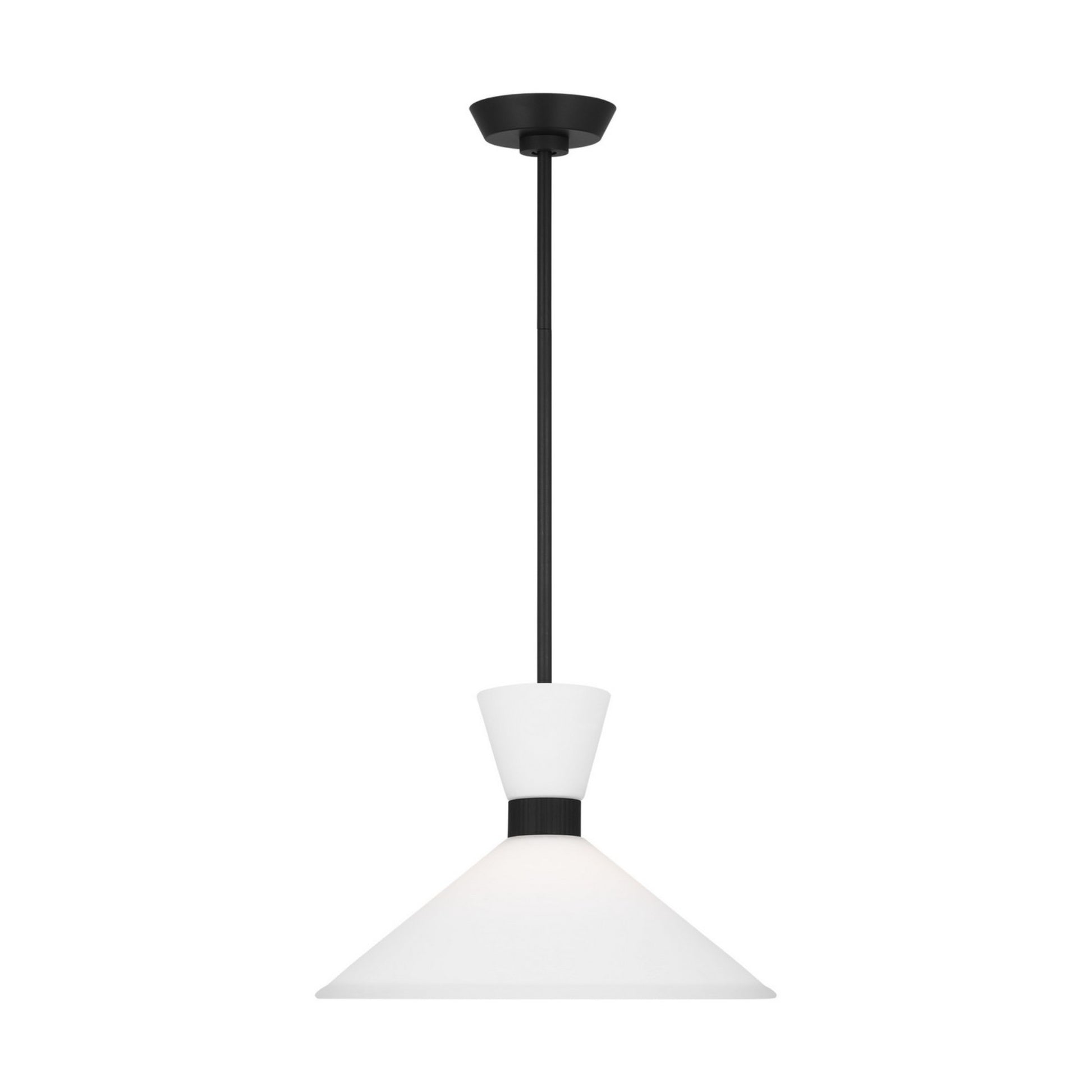Belcarra 15" Medium Pendant, Midnight Black Finish - Bees Lighting
