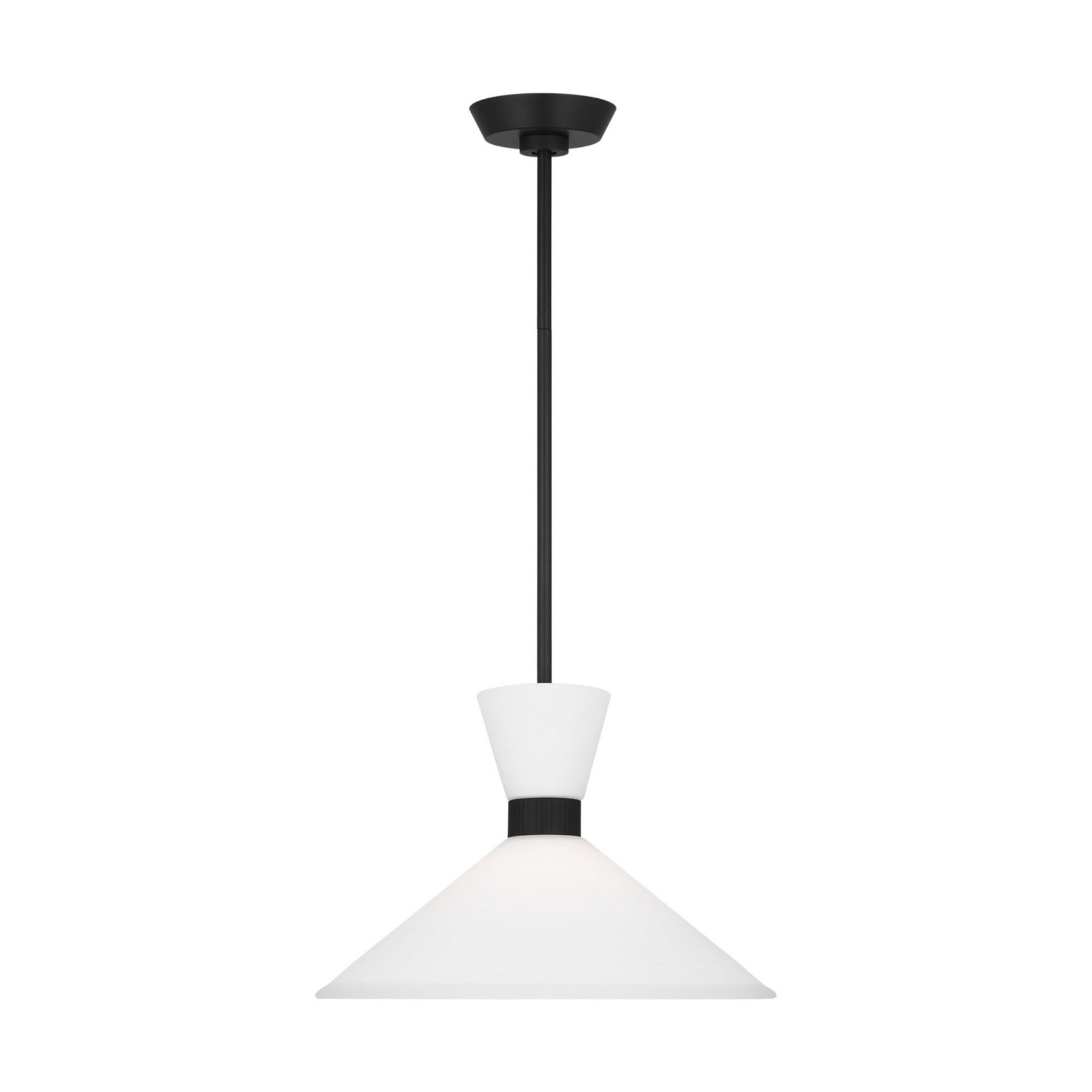 Belcarra 15" Medium Pendant, Midnight Black Finish - Bees Lighting