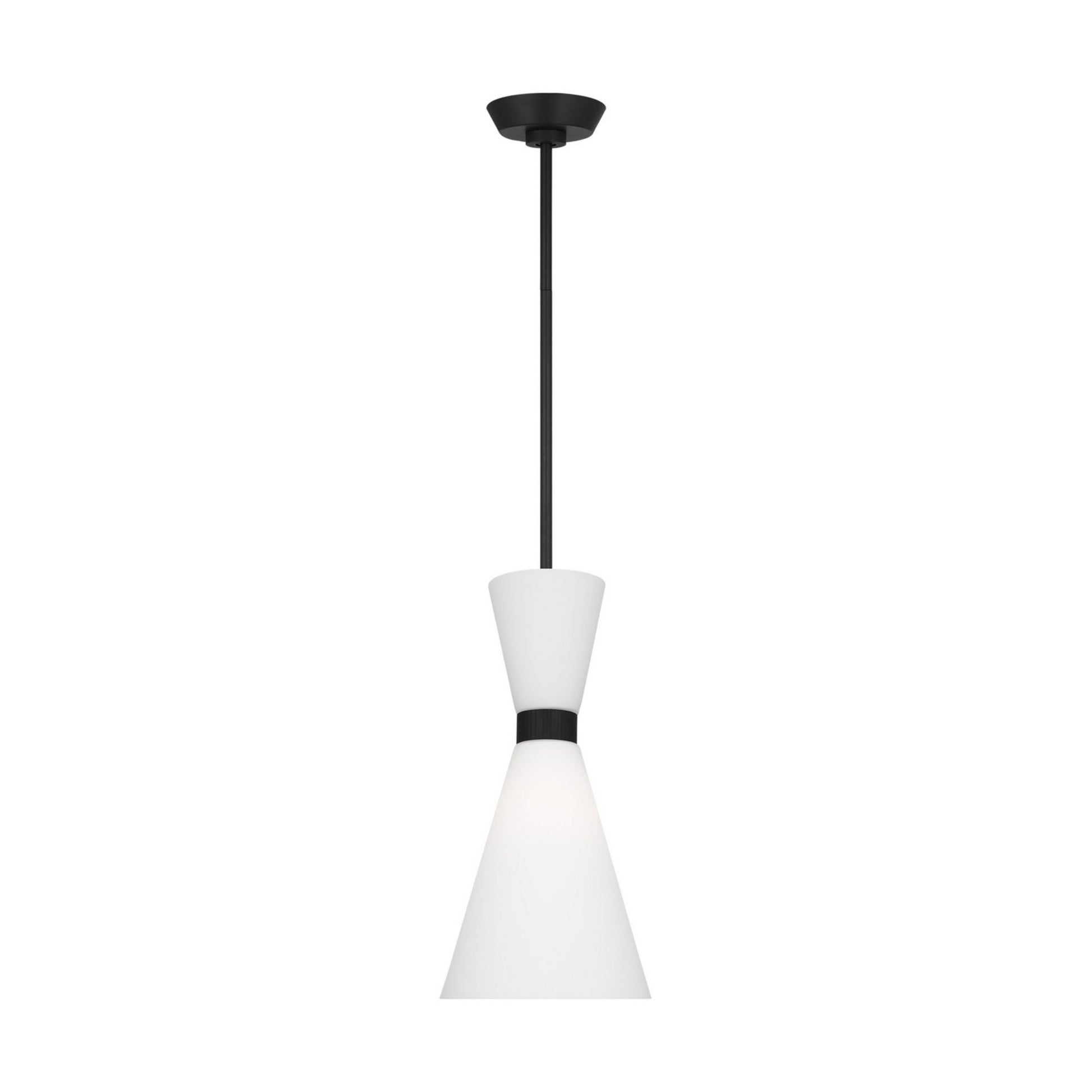Belcarra 8" Small Pendant, Midnight Black Finish - Bees Lighting