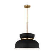 Pemberton 12" Pendant, Midnight Black Finish - Bees Lighting