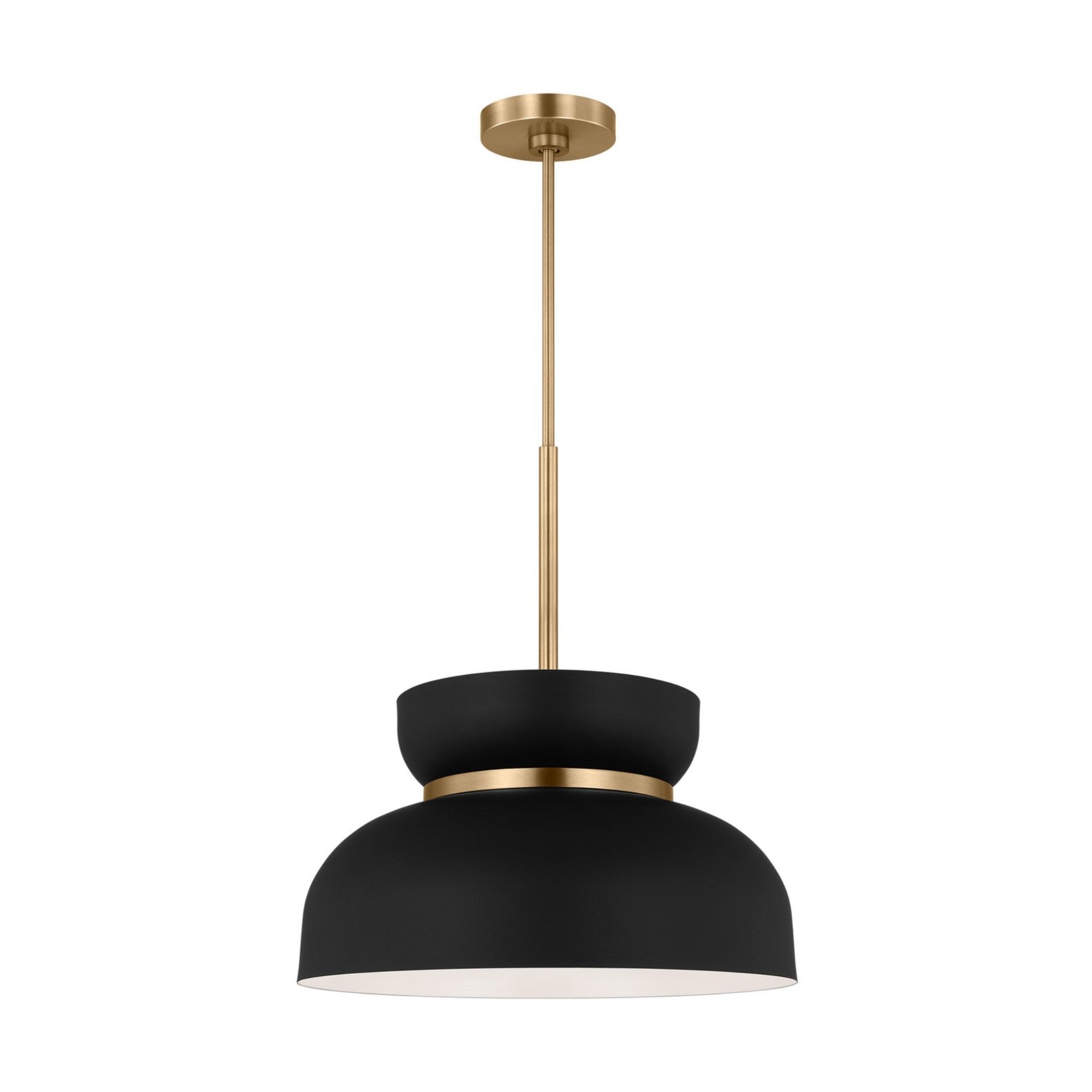 Pemberton 12" Pendant, Midnight Black Finish - Bees Lighting