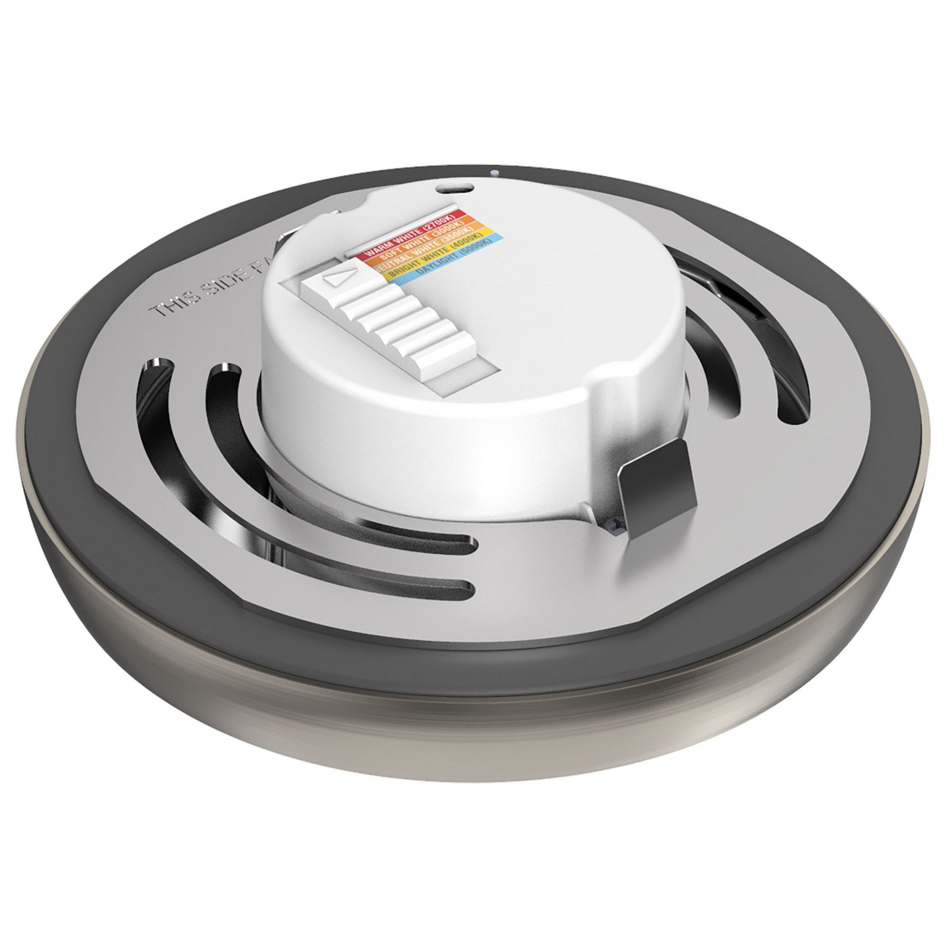 Blink 5" LED Round Disk Light, 9W, 5CCT, Brushed Nickel Finish - Bees Lighting