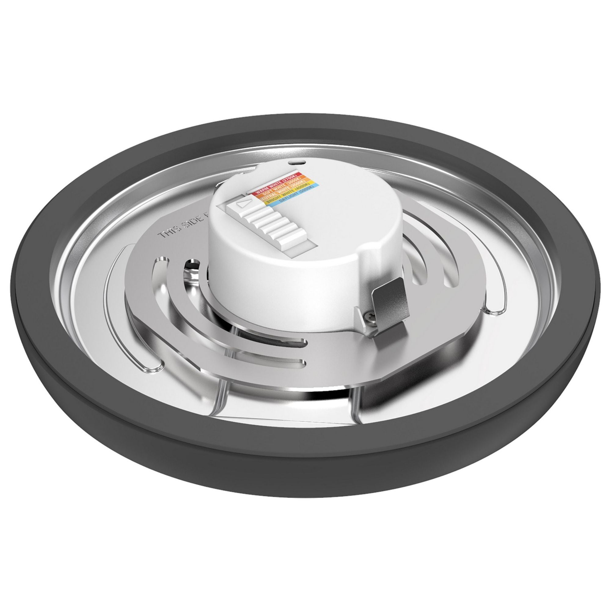 Blink 7" LED Round Disk Light, 11W, 5CCT, Black Finish - Bees Lighting