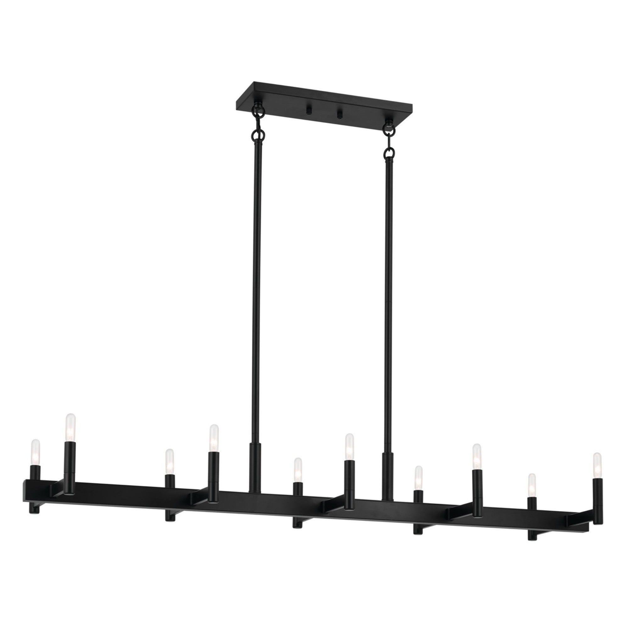 Erzo 50" 10 Lights Linear Chandelier - Bees Lighting