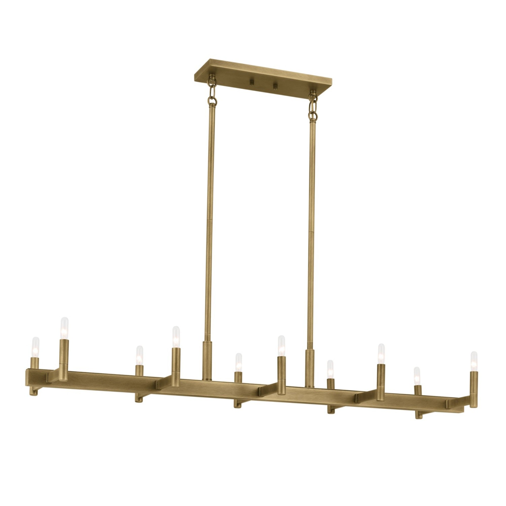 Erzo 50" 10 Lights Linear Chandelier - Bees Lighting