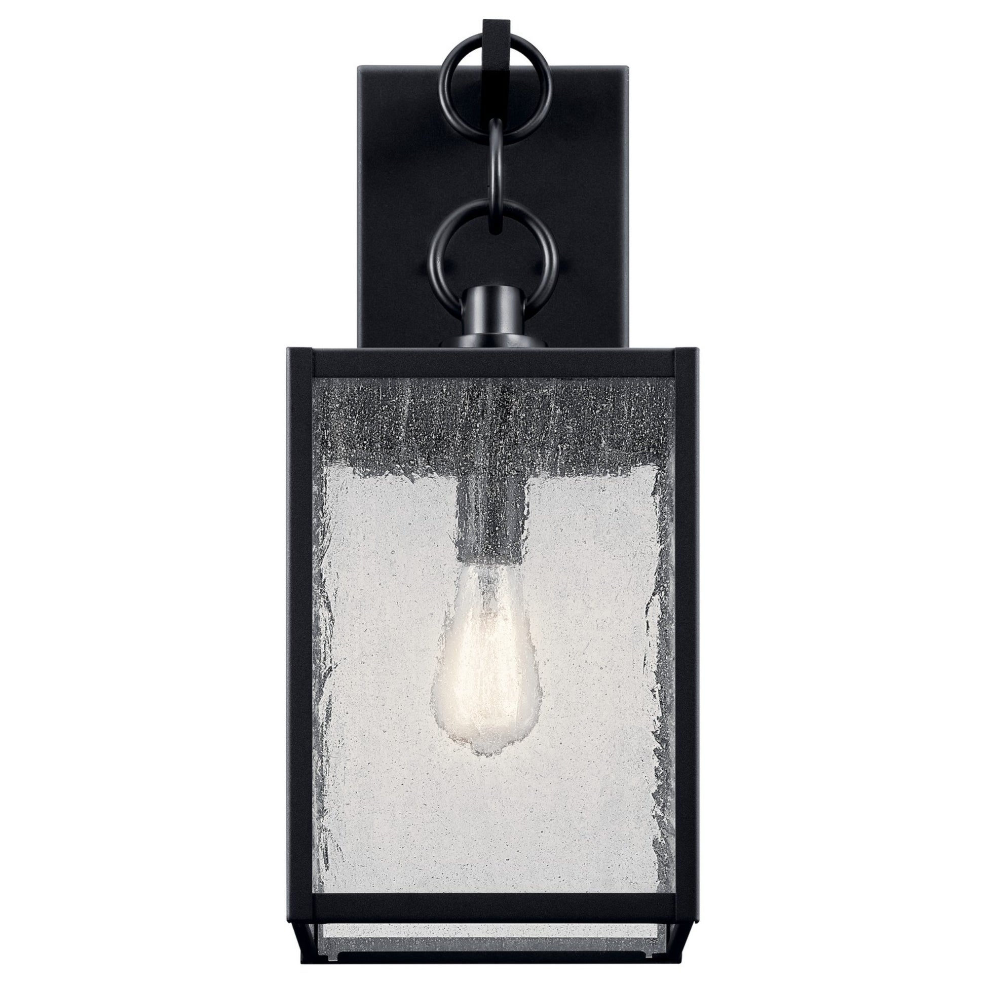 Lahden 22" Outdoor Wall Light, Black Textured Finish - Bees Lighting