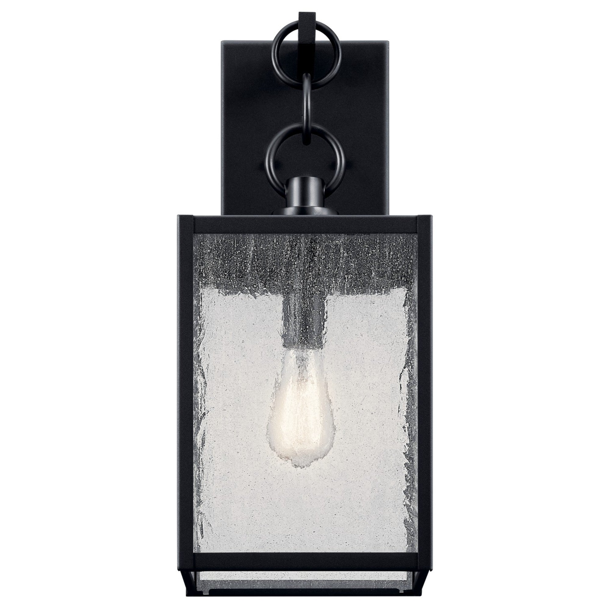 Lahden 22" Outdoor Wall Light, Black Textured Finish - Bees Lighting