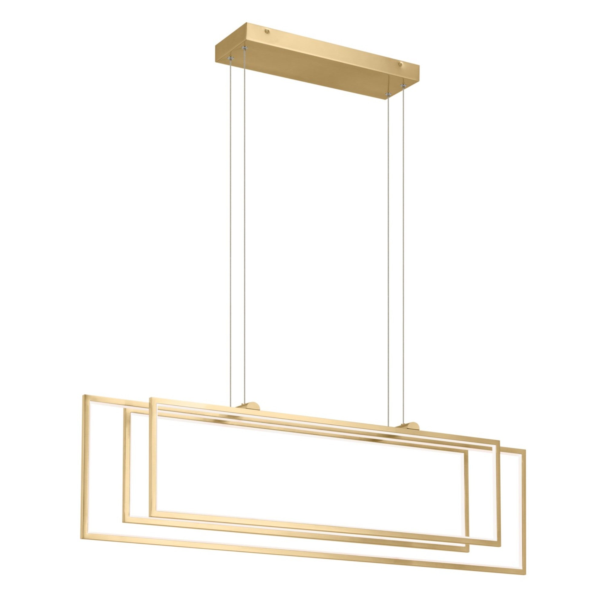 Jestin 46" Linear Chandelier - Bees Lighting