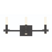 Torna 3-Light 24" LED Vanity, Black Finish - Bees Lighting