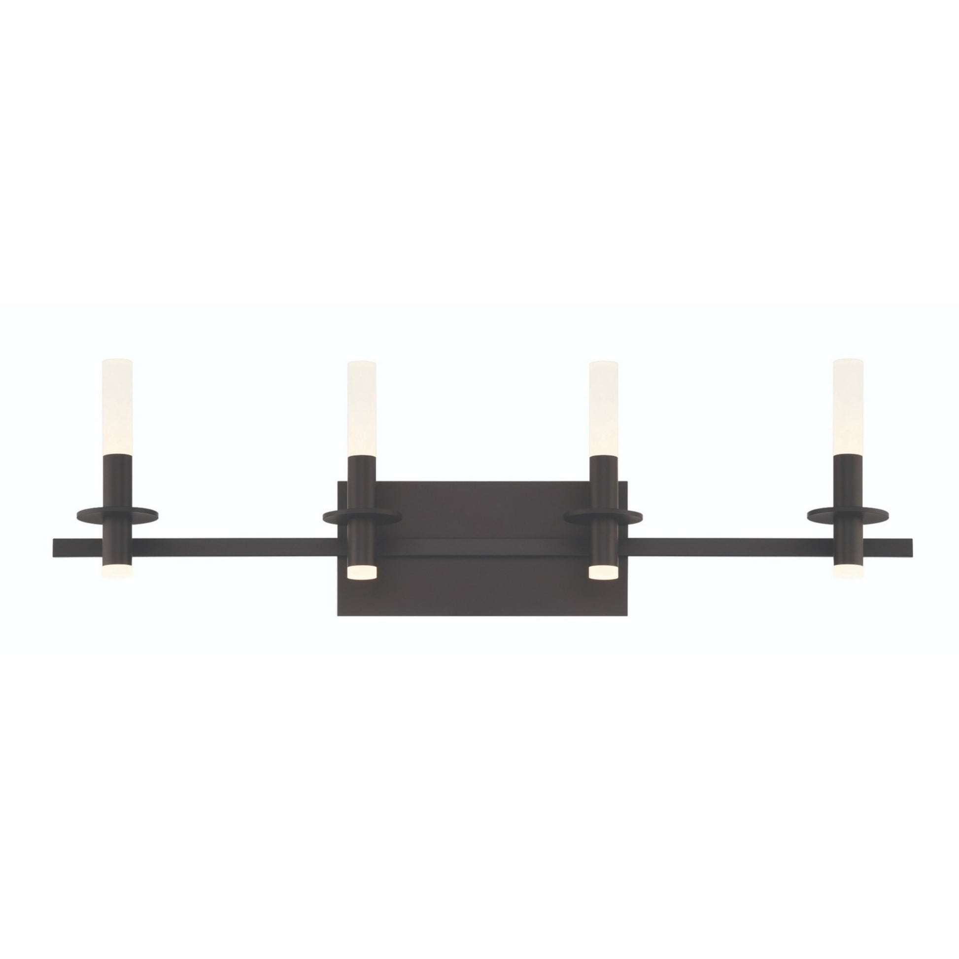 Torna 4-Light 36" LED Vanity, Black Finish - Bees Lighting