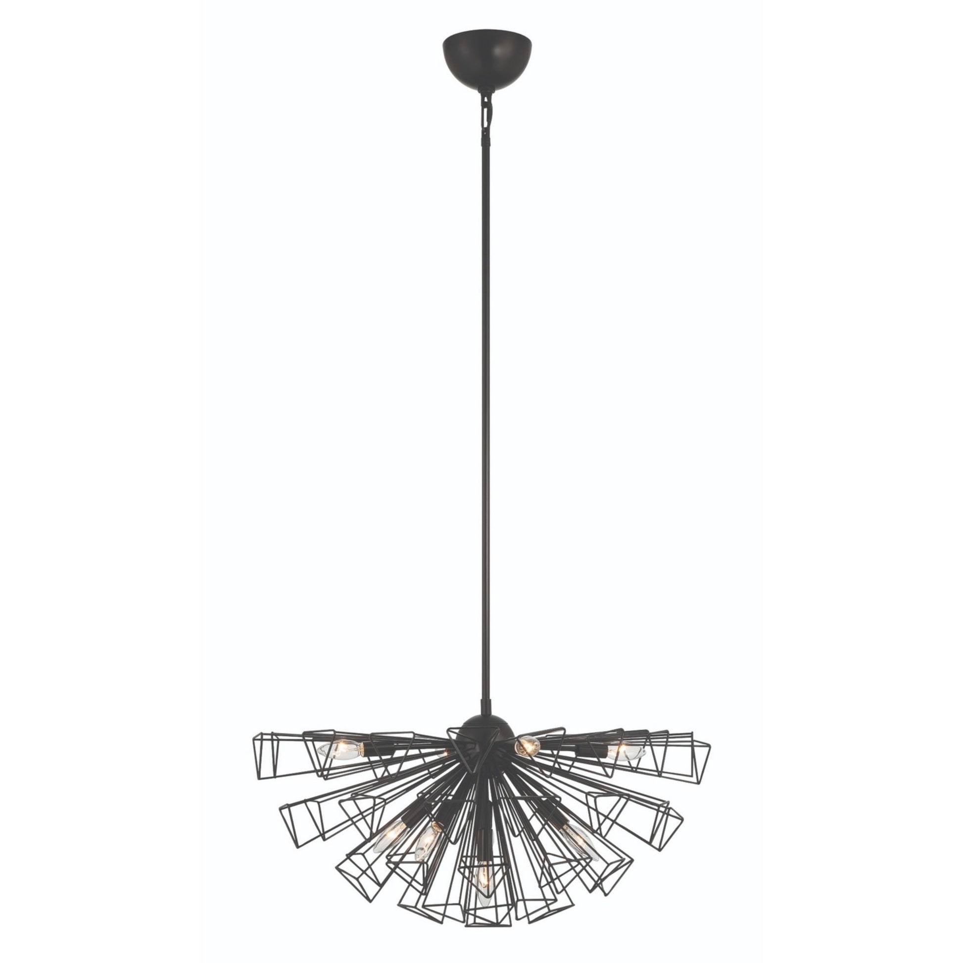 Dendelio 9-Light 30" Chandelier, Black Finish - Bees Lighting