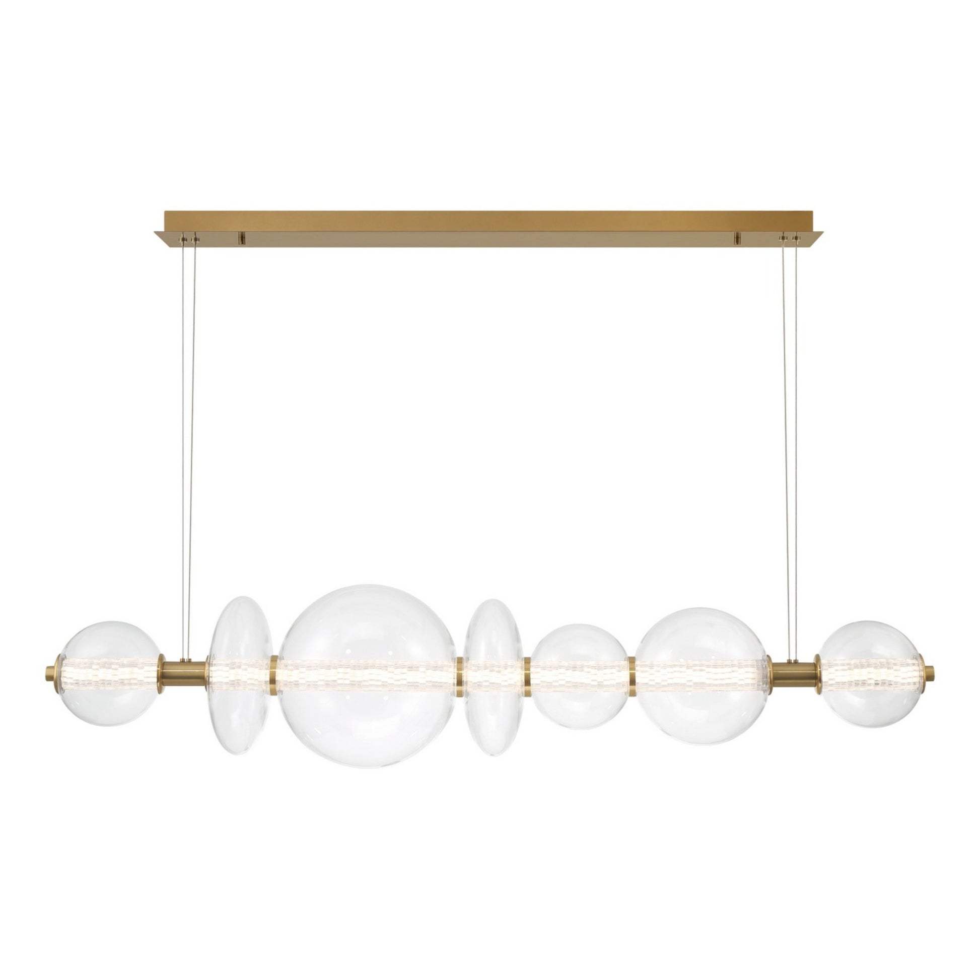 Atomo 56 in. LED Chandelier - Bees Lighting