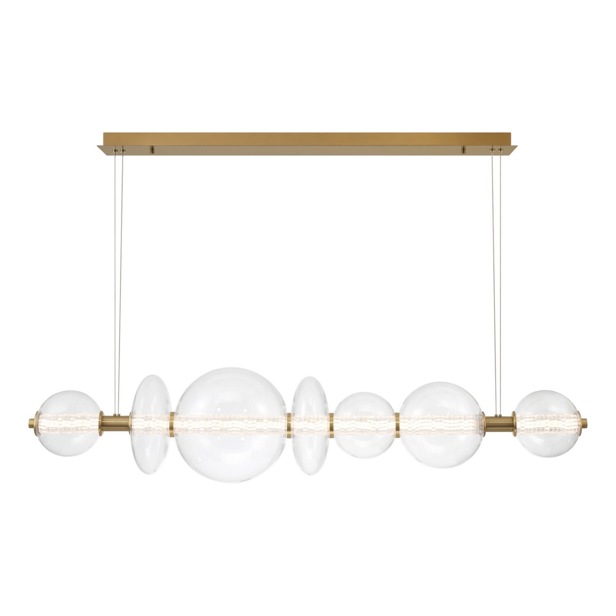 Atomo 56 in. LED Chandelier - Bees Lighting