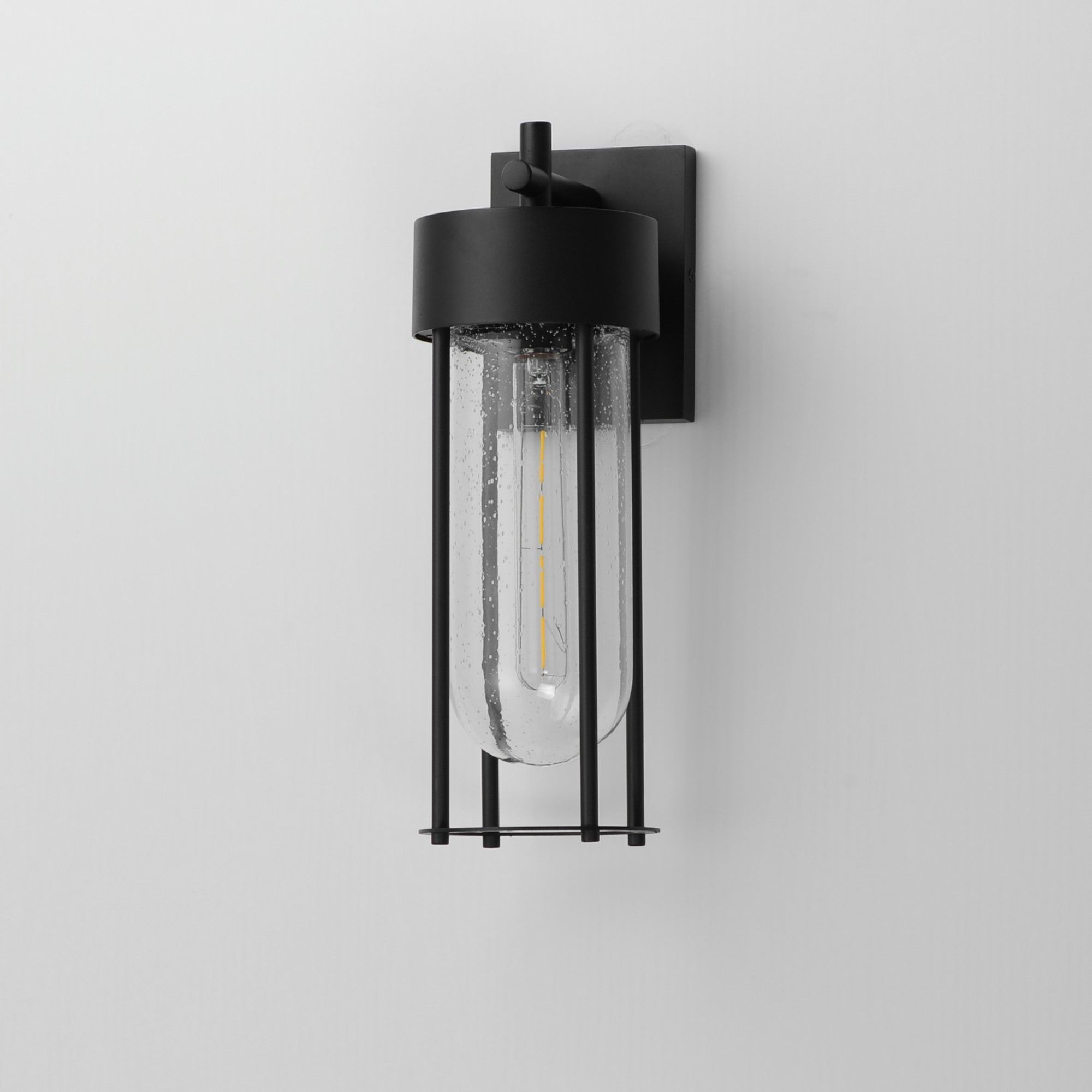 Millennial 16" Outdoor Wall Sconce, Black Finish - Bees Lighting