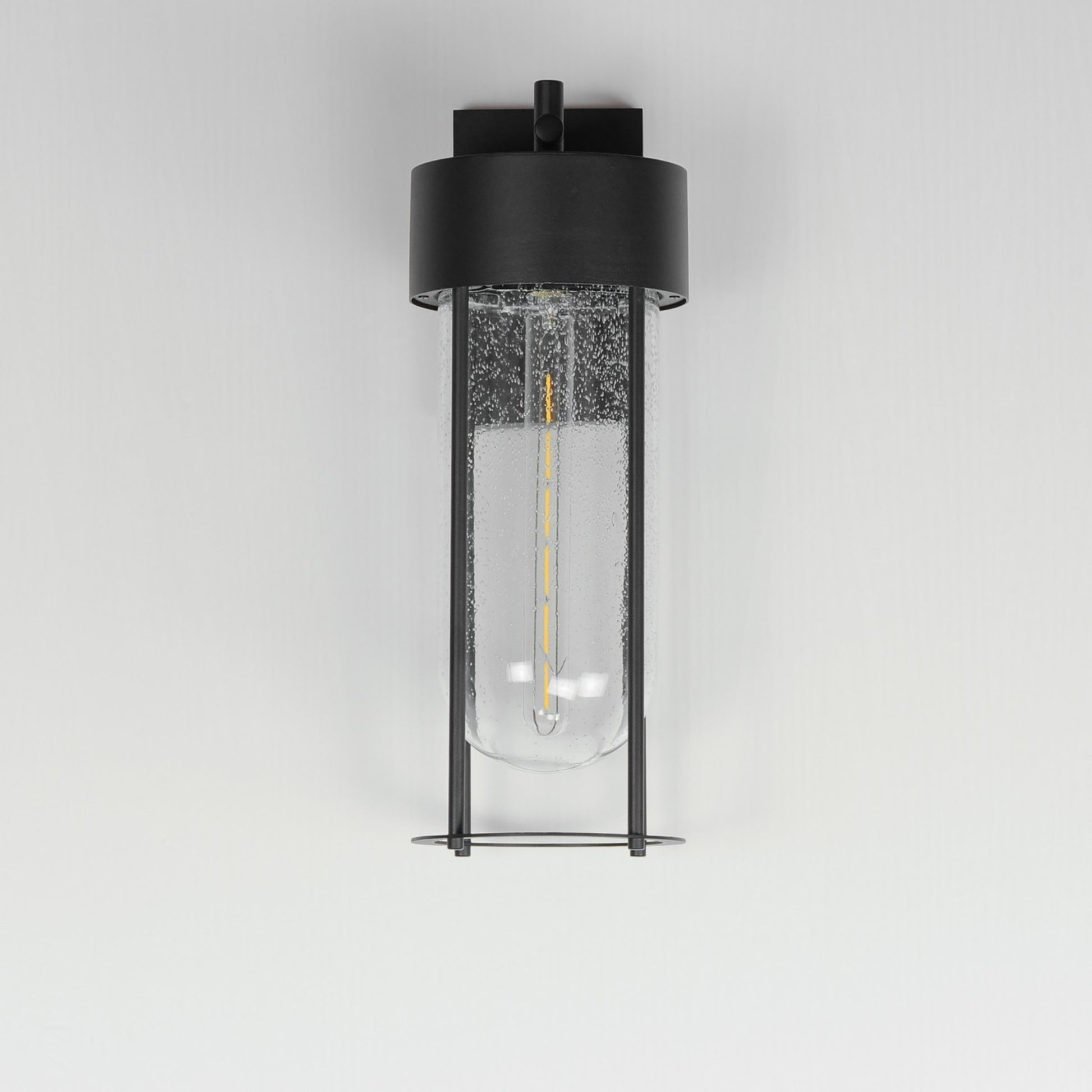 Millennial 19" Outdoor Wall Sconce, Black Finish - Bees Lighting