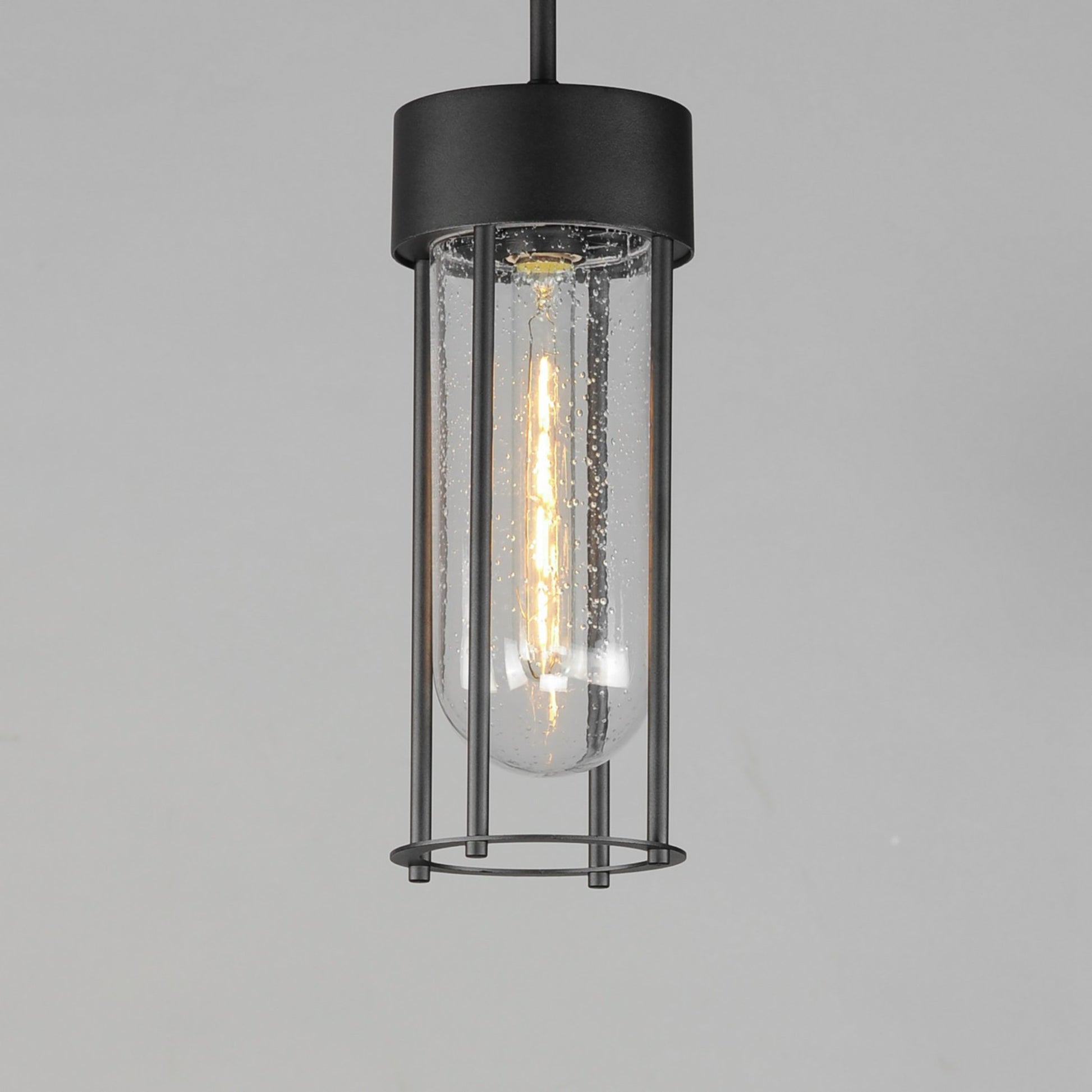 Millennial 15" Outdoor Pendant, Black Finish - Bees Lighting