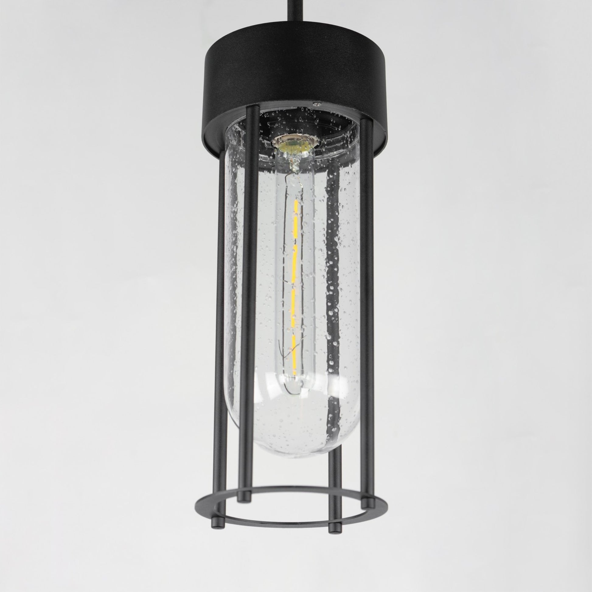 Millennial 15" Outdoor Pendant, Black Finish - Bees Lighting