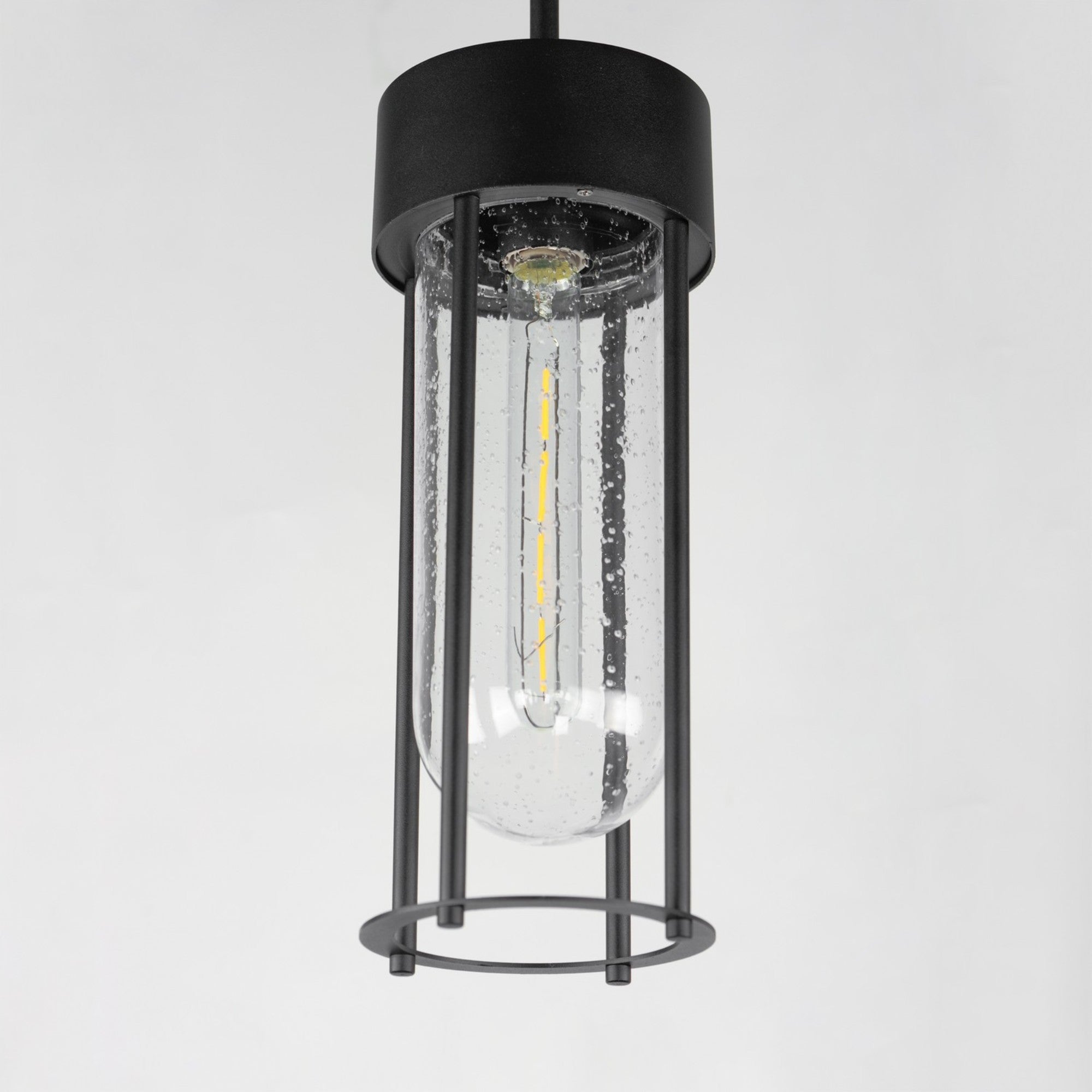 Millennial 15" Outdoor Pendant, Black Finish - Bees Lighting