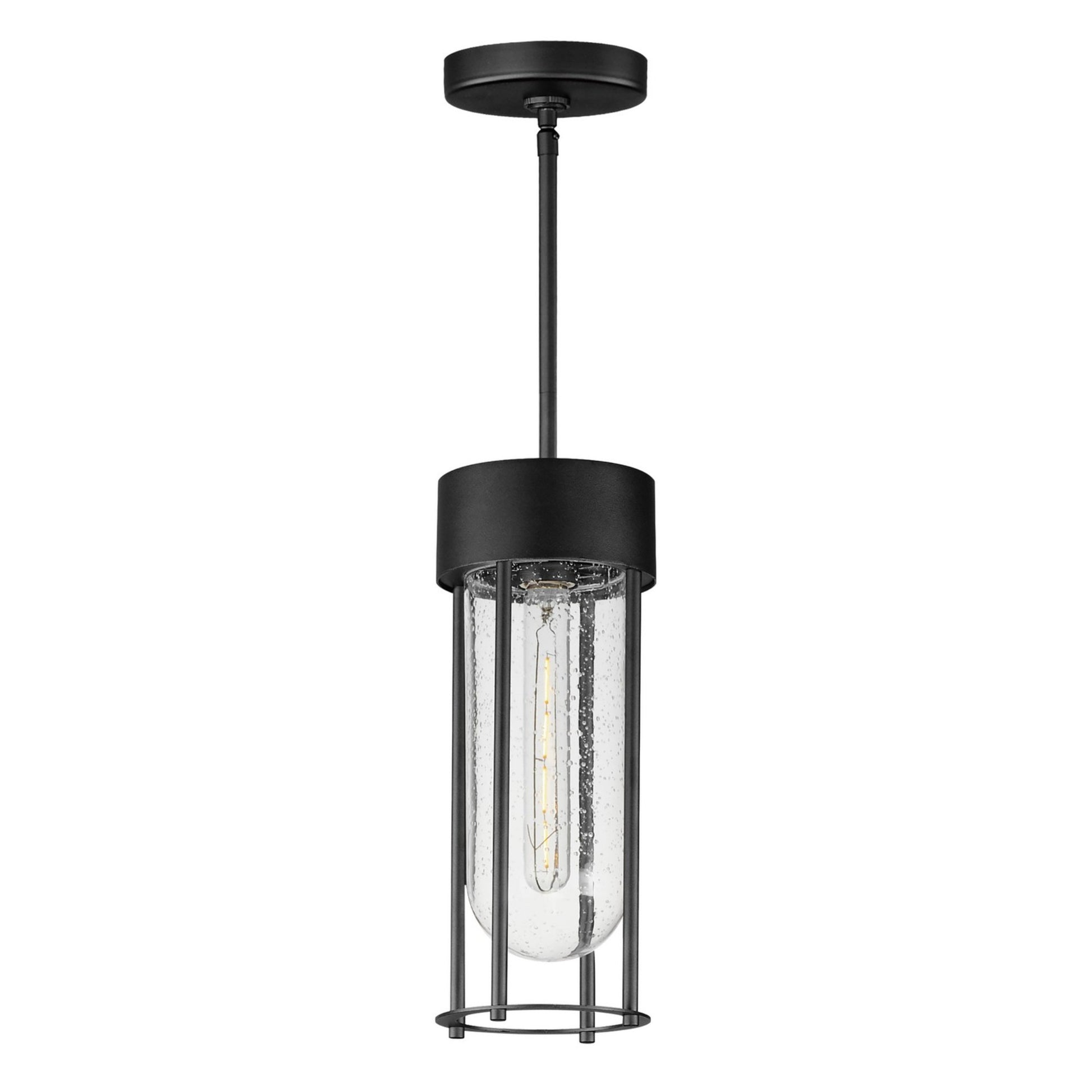 Millennial 15" Outdoor Pendant, Black Finish - Bees Lighting