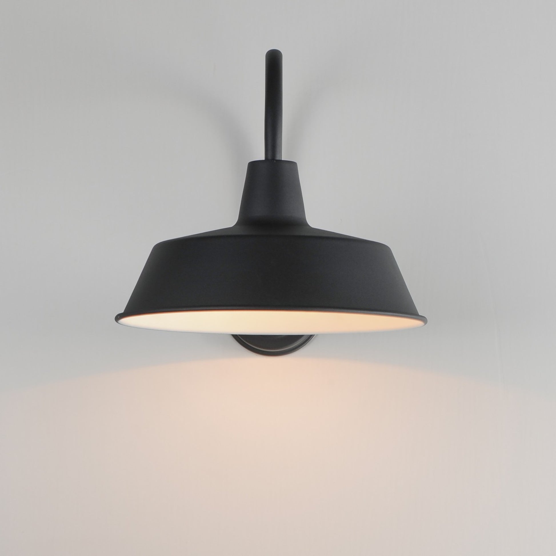 Pier M 14" Wall Sconce, Black Finish - Bees Lighting