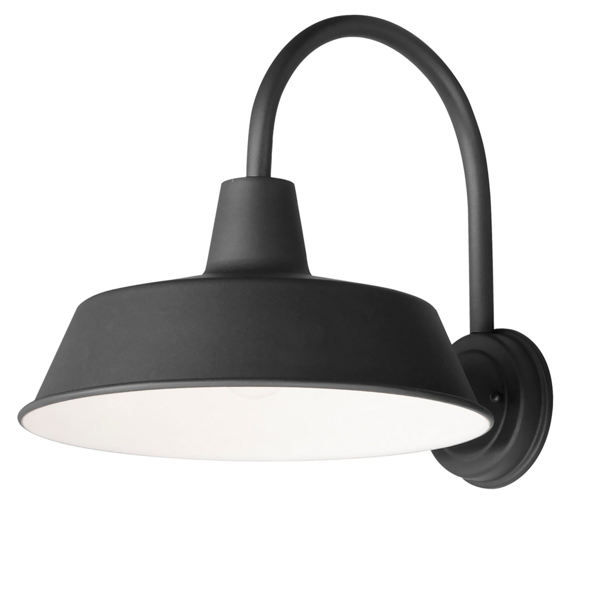 Pier M 14" Wall Sconce, Black Finish - Bees Lighting