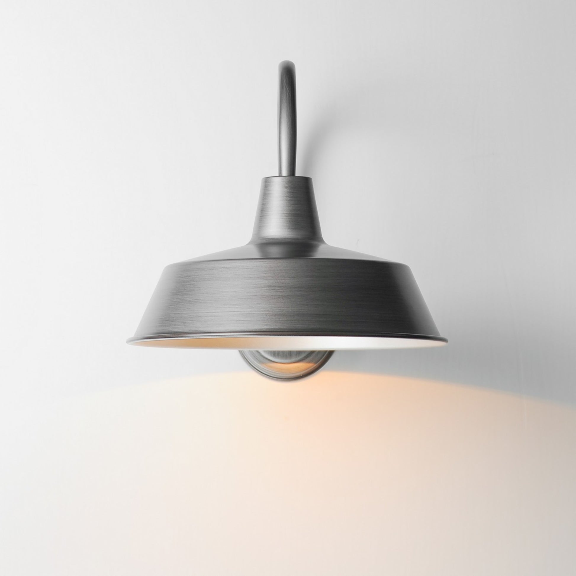Pier M 14" Wall Sconce, Weathered Zinc Finish - Bees Lighting