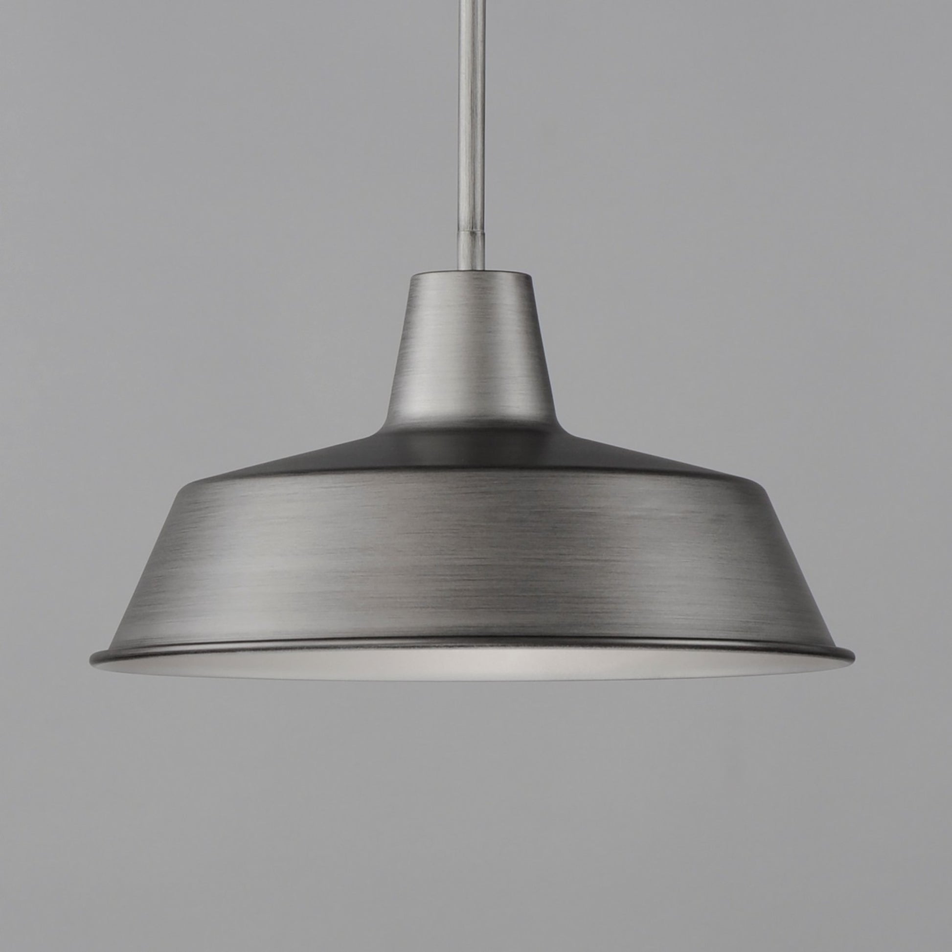 Pier M 14" Pendant, Weathered Zinc Finish - Bees Lighting
