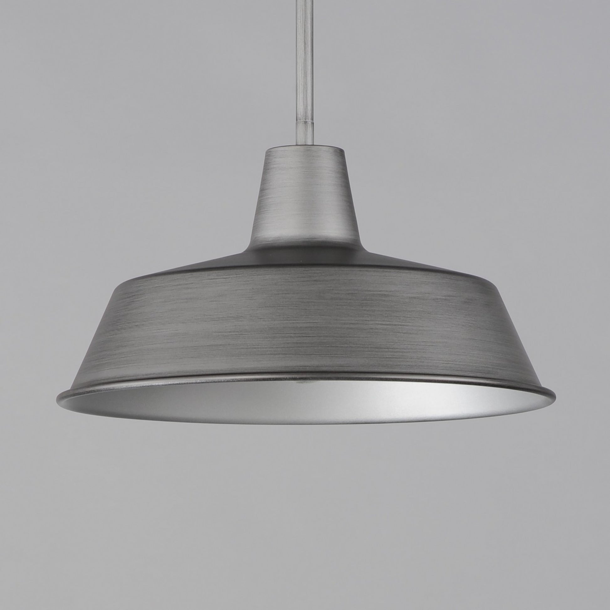 Pier M 14" Pendant, Weathered Zinc Finish - Bees Lighting