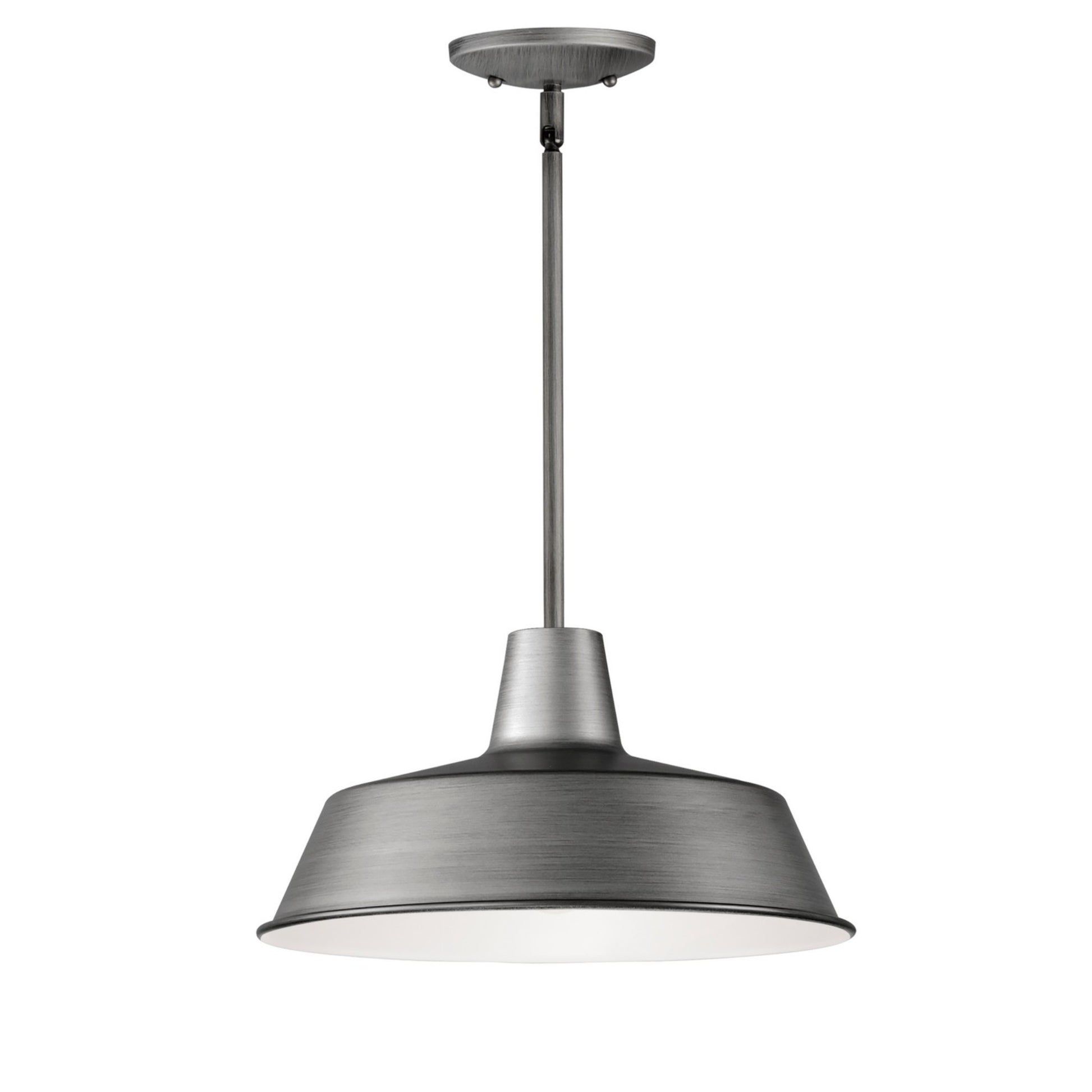 Pier M 14" Pendant, Weathered Zinc Finish - Bees Lighting