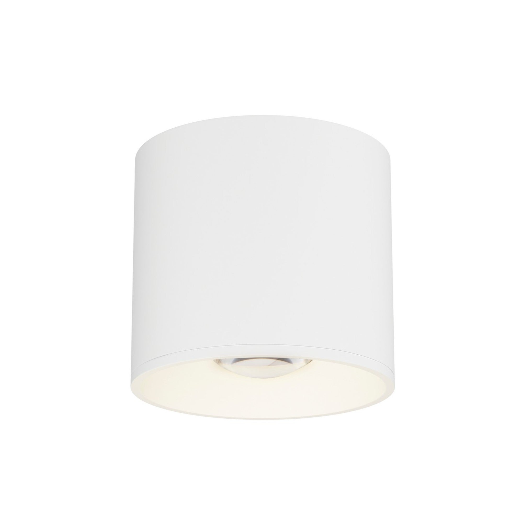 Stout 5" LED Flush Mount, White Finish - Bees Lighting