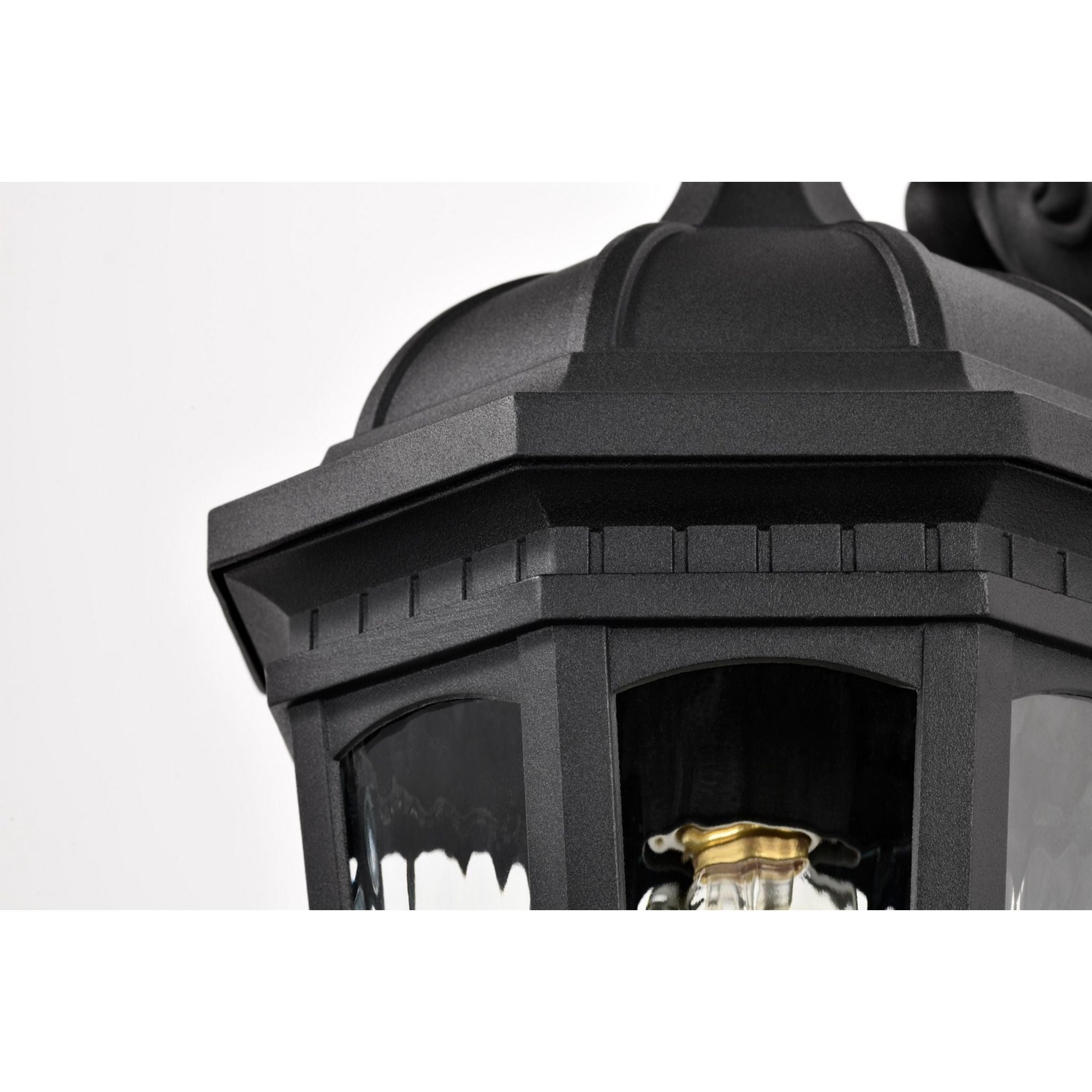East River 16" Outdoor Wall Light, Matte Black Finish - Bees Lighting