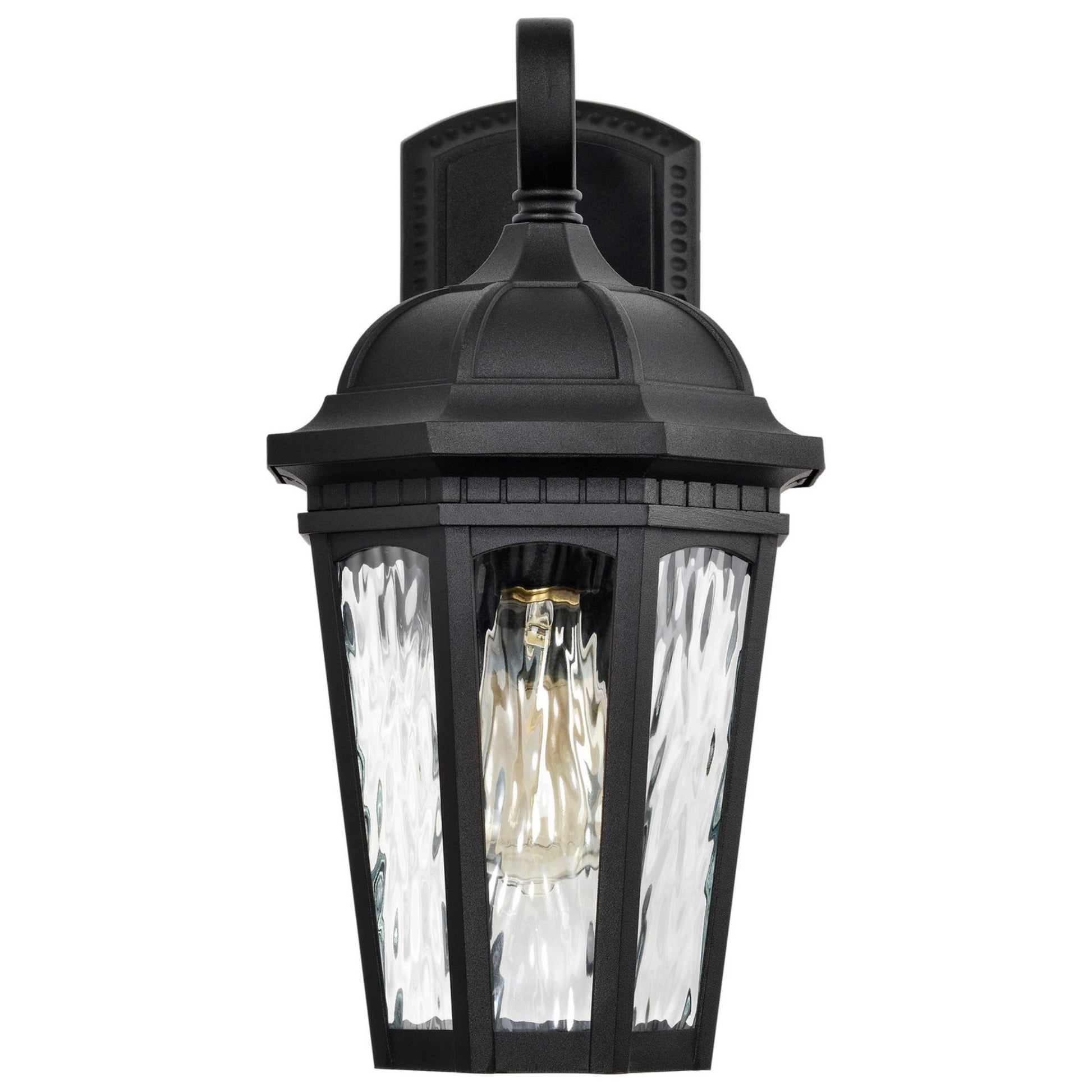 East River 16" Outdoor Wall Light, Matte Black Finish - Bees Lighting