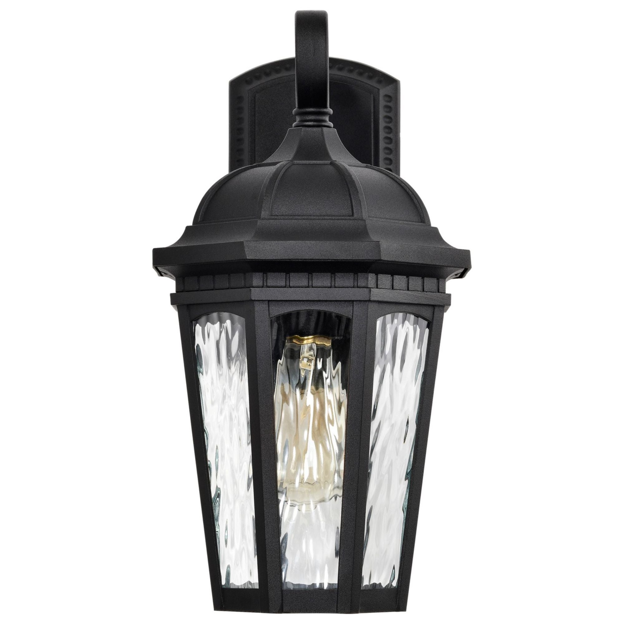 East River 16" Outdoor Wall Light, Matte Black Finish - Bees Lighting