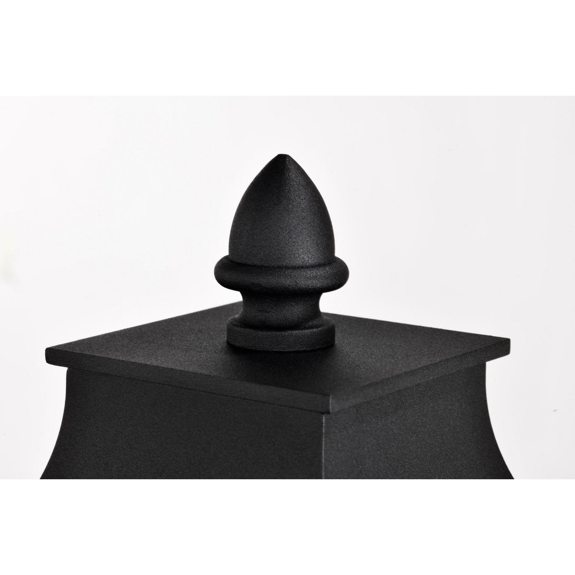 Austen 20" Outdoor Post Light, Matte Black Finish - Bees Lighting