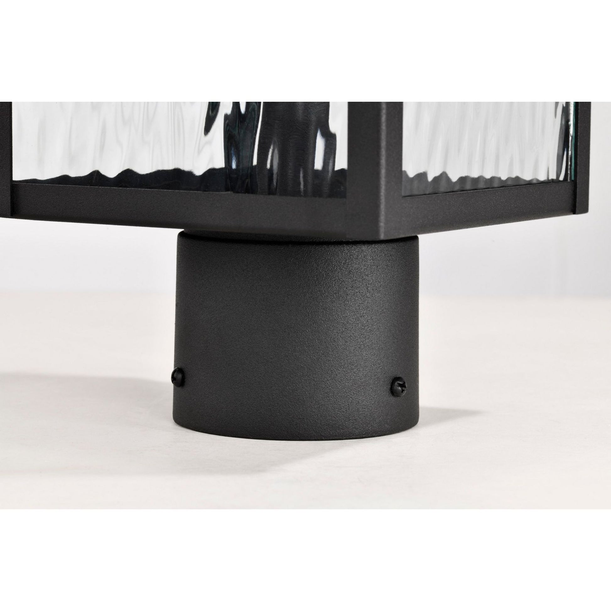 Austen 20" Outdoor Post Light, Matte Black Finish - Bees Lighting