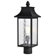 Austen 20" Outdoor Post Light, Matte Black Finish - Bees Lighting