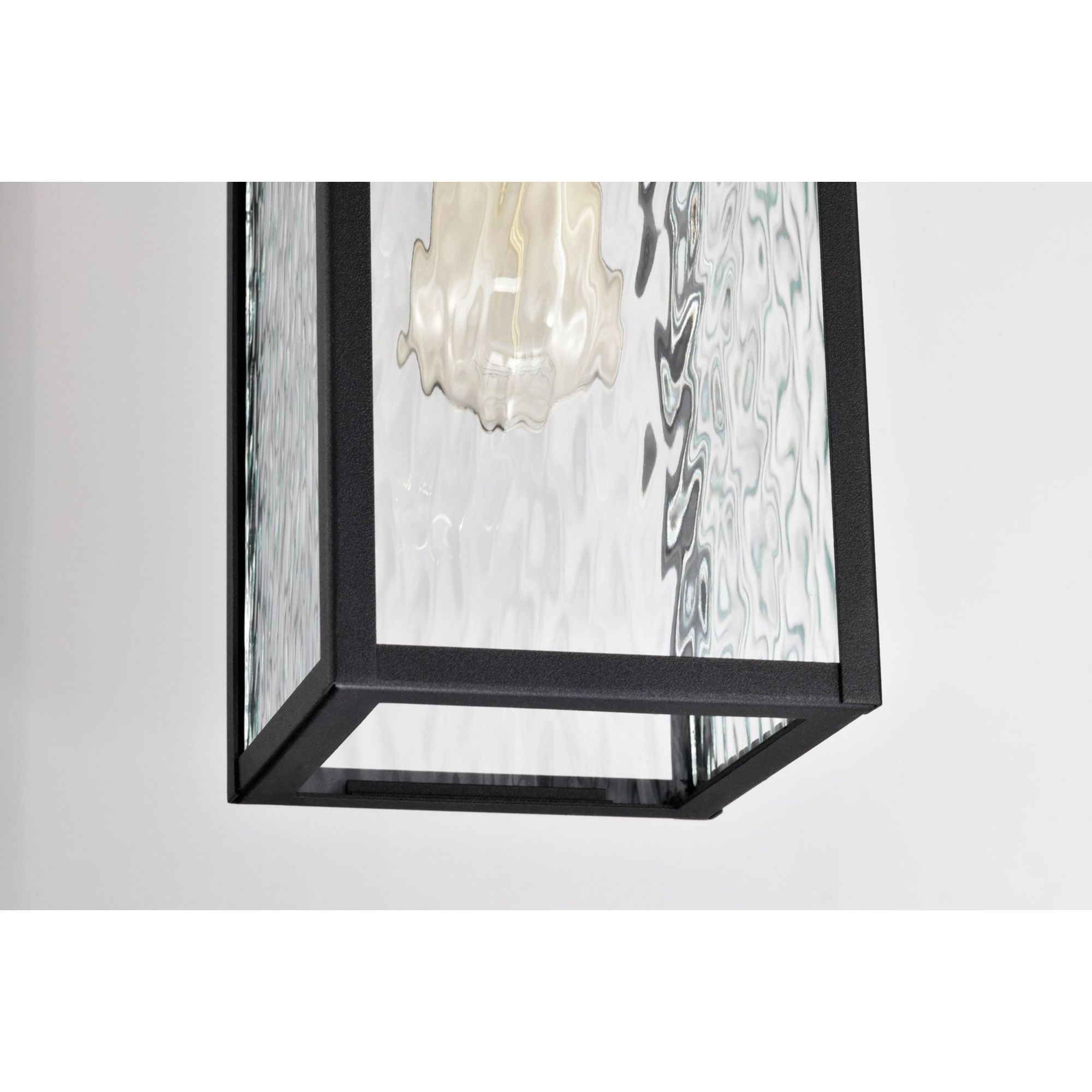 Austen 17" Outdoor Hanging Light, Matte Black Finish - Bees Lighting