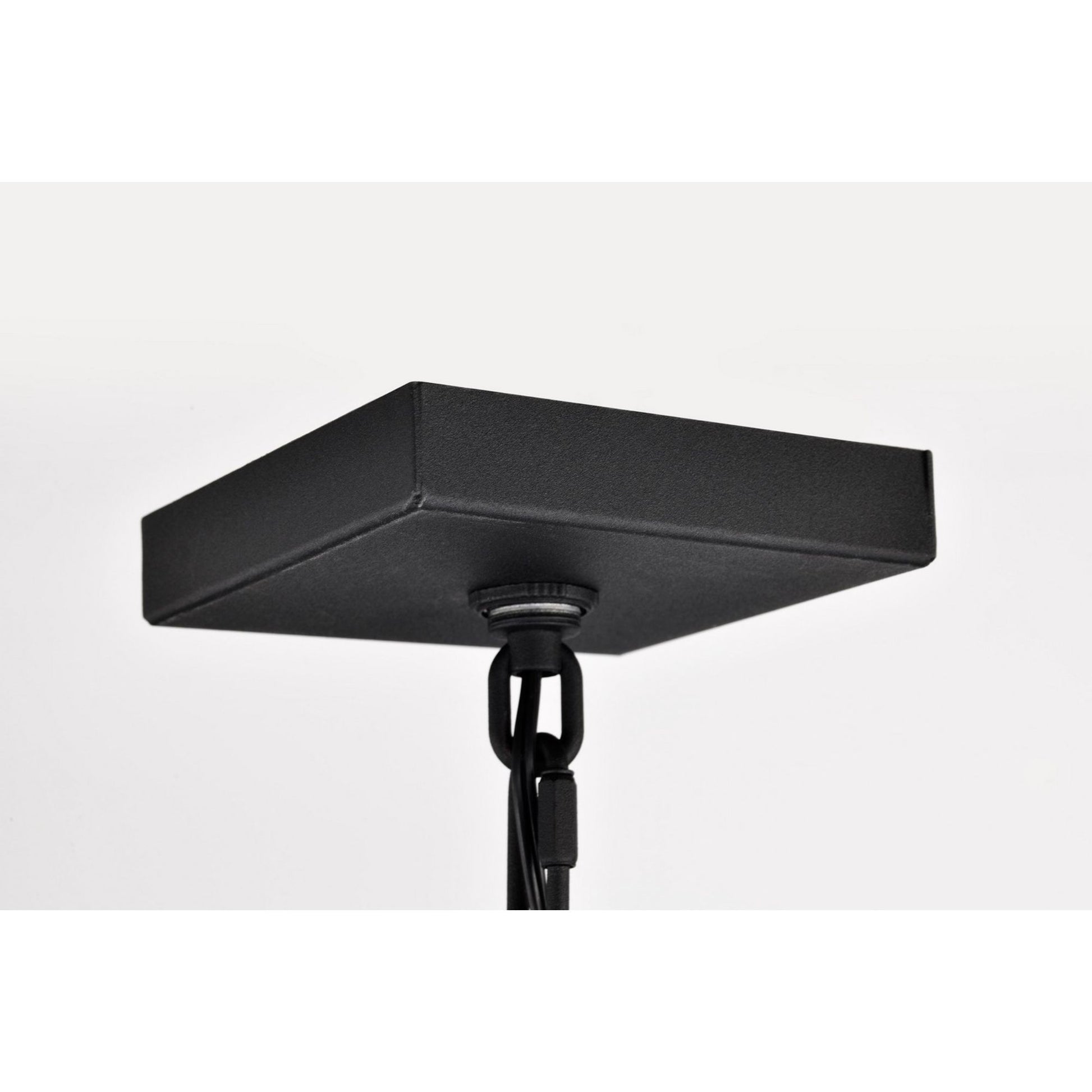 Austen 17" Outdoor Hanging Light, Matte Black Finish - Bees Lighting