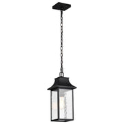 Austen 17" Outdoor Hanging Light, Matte Black Finish - Bees Lighting