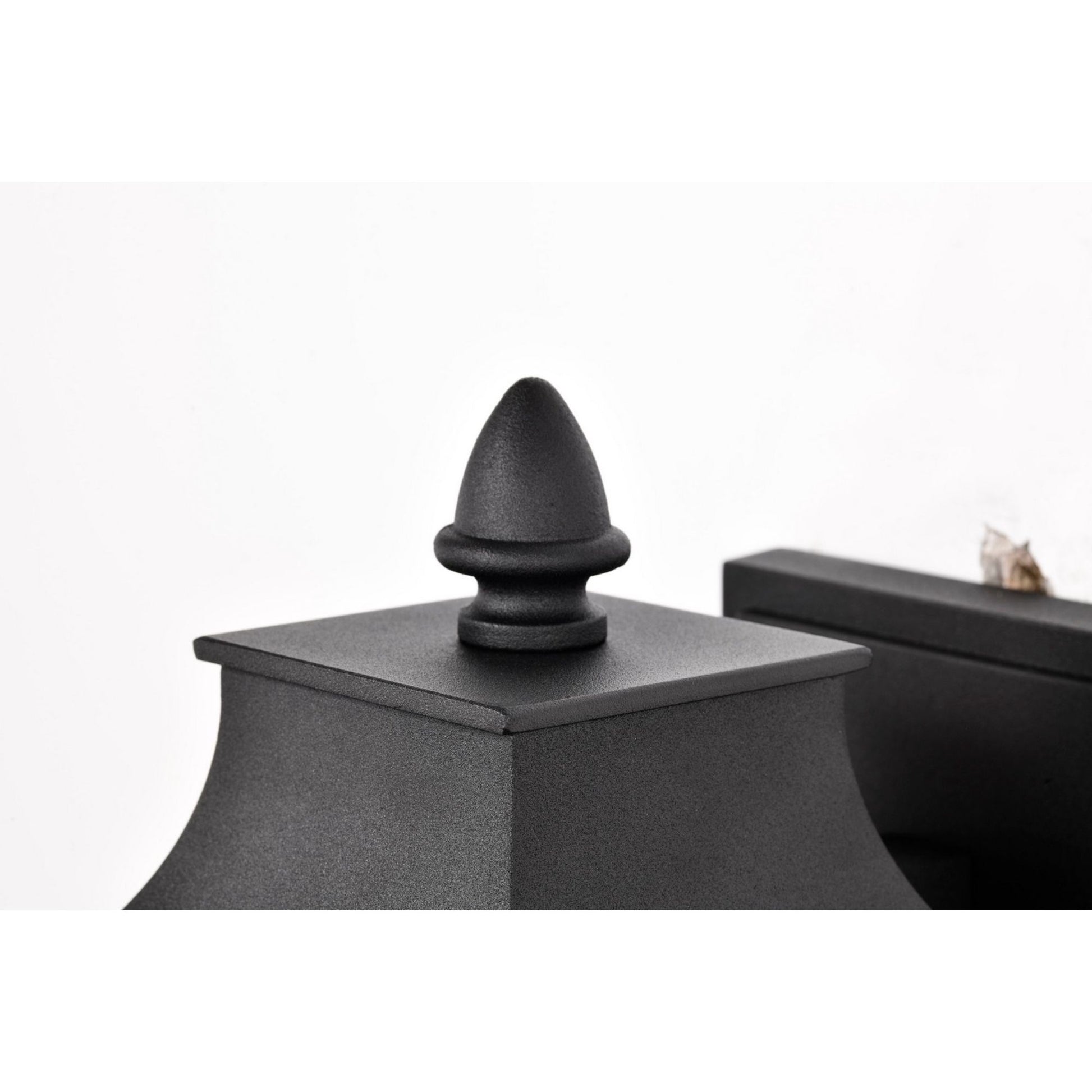 Austen 13" Outdoor Wall Light, Matte Black Finish - Bees Lighting