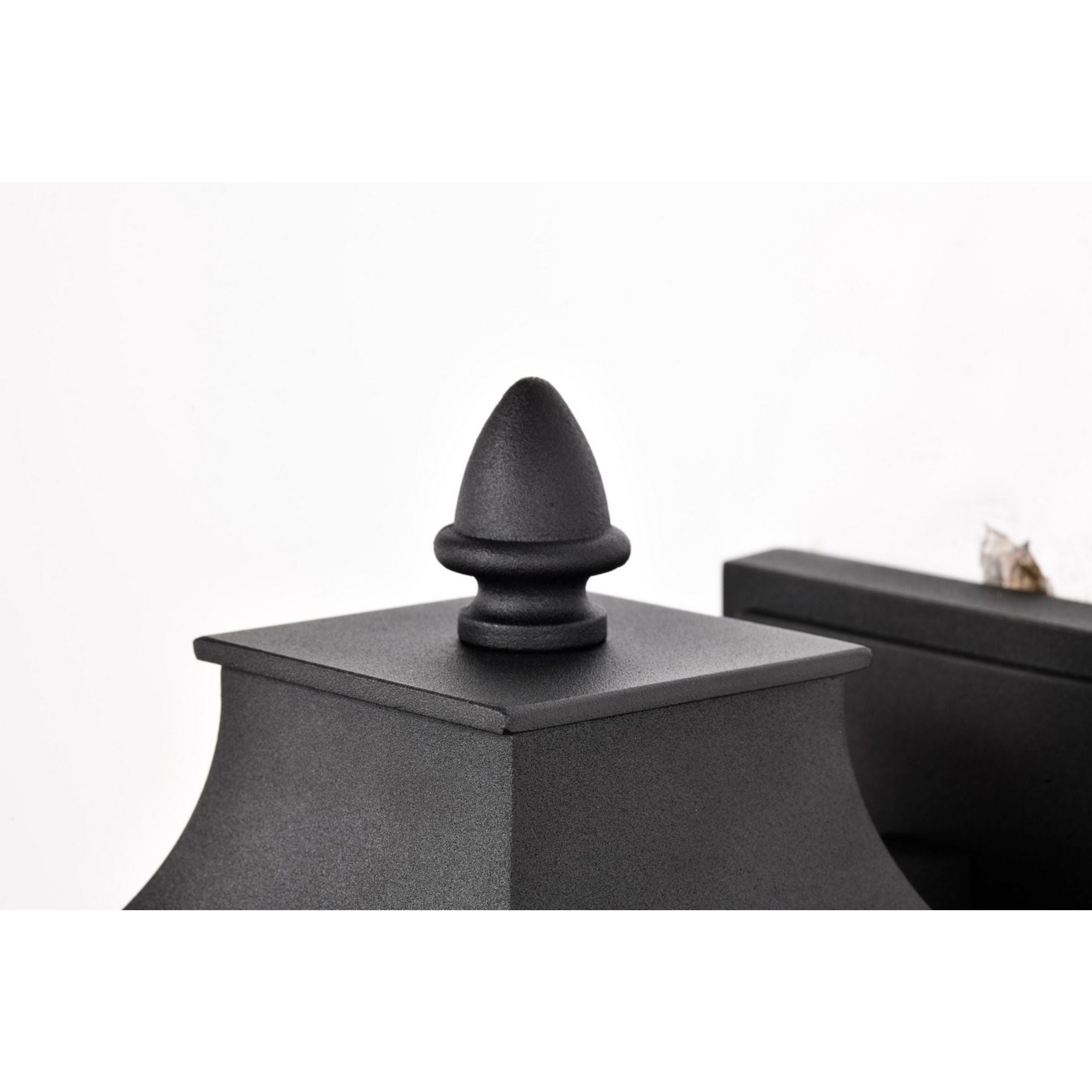 Austen 13" Outdoor Wall Light, Matte Black Finish - Bees Lighting