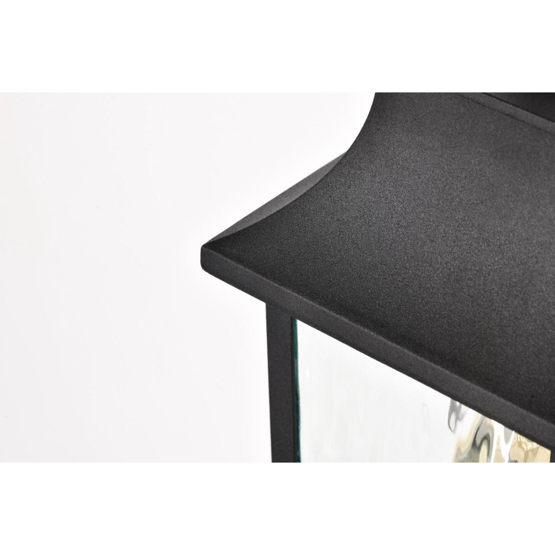 Austen 13" Outdoor Wall Light, Matte Black Finish - Bees Lighting