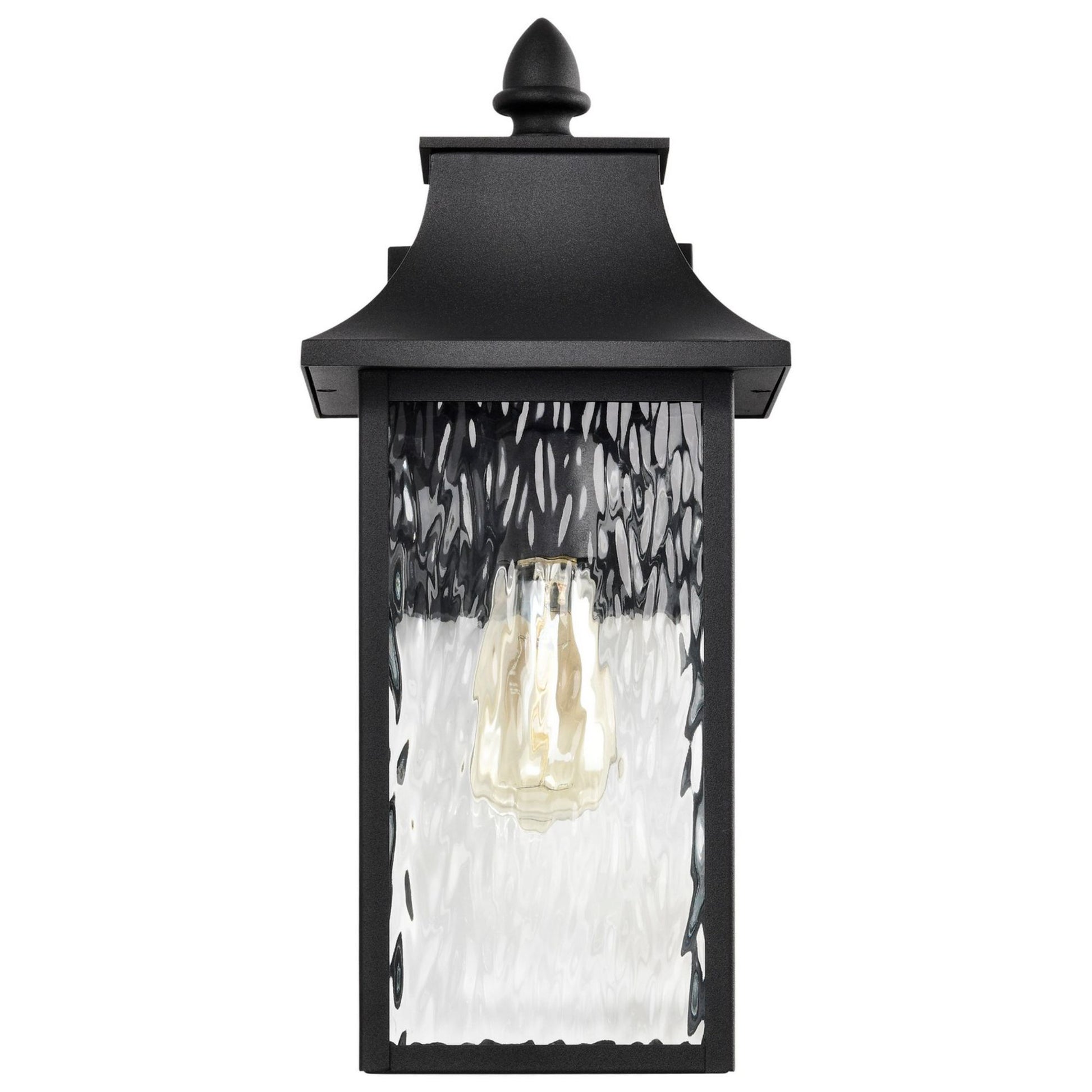 Austen 17" Outdoor Wall Light, Matte Black Finish - Bees Lighting