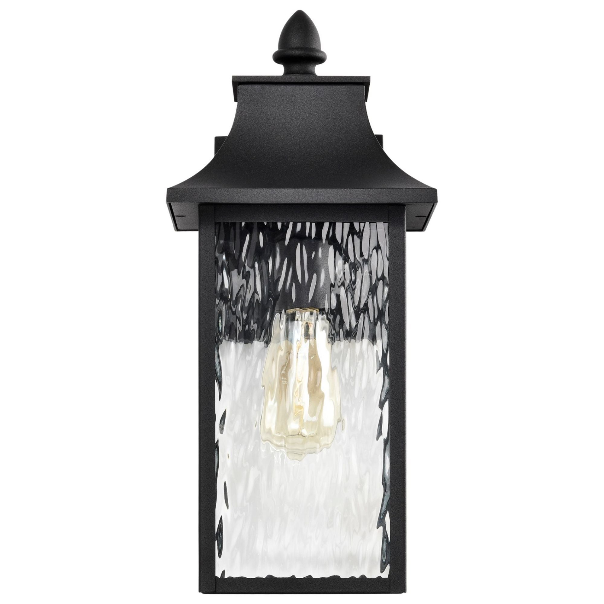 Austen 17" Outdoor Wall Light, Matte Black Finish - Bees Lighting