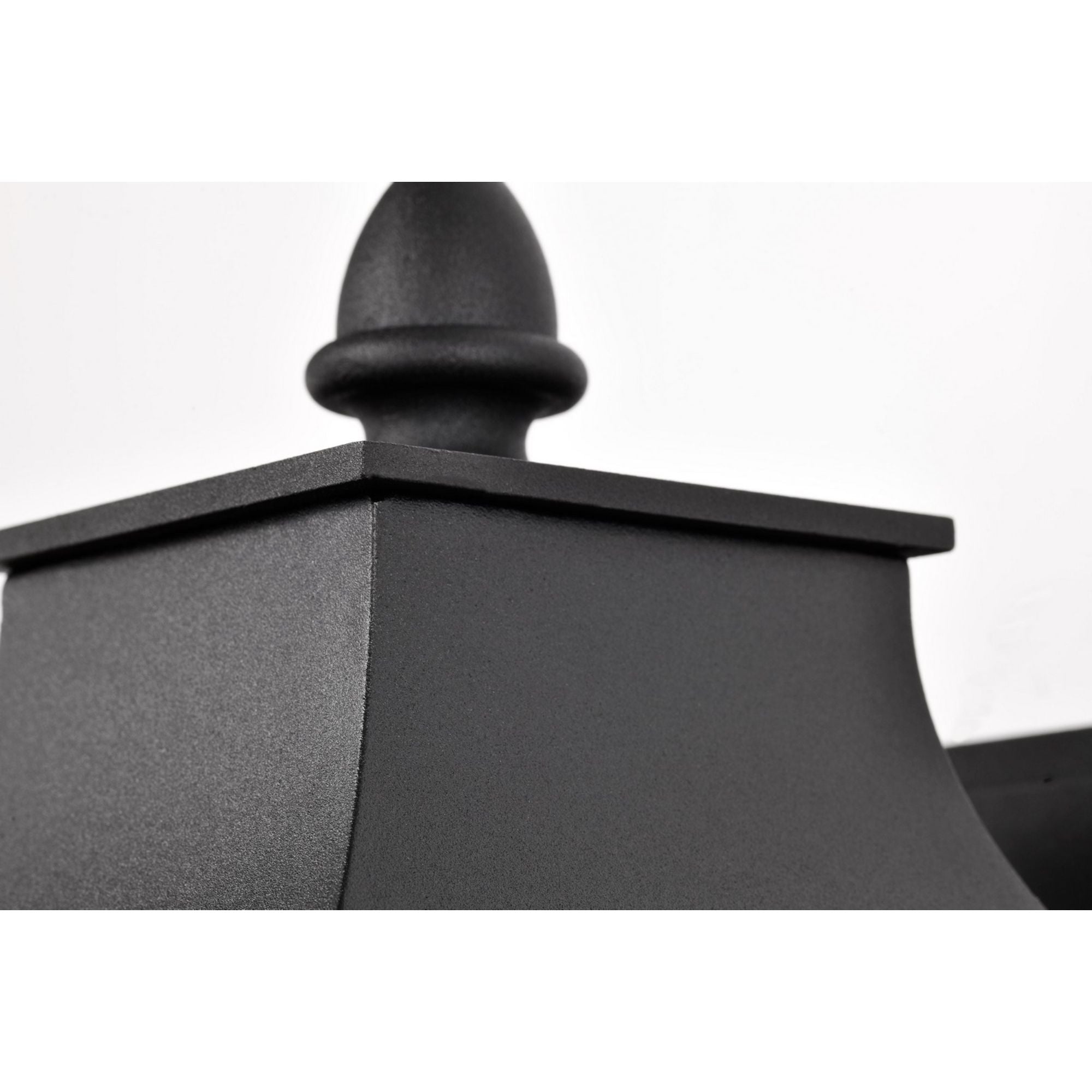 Austen 17" Outdoor Wall Light, Matte Black Finish - Bees Lighting