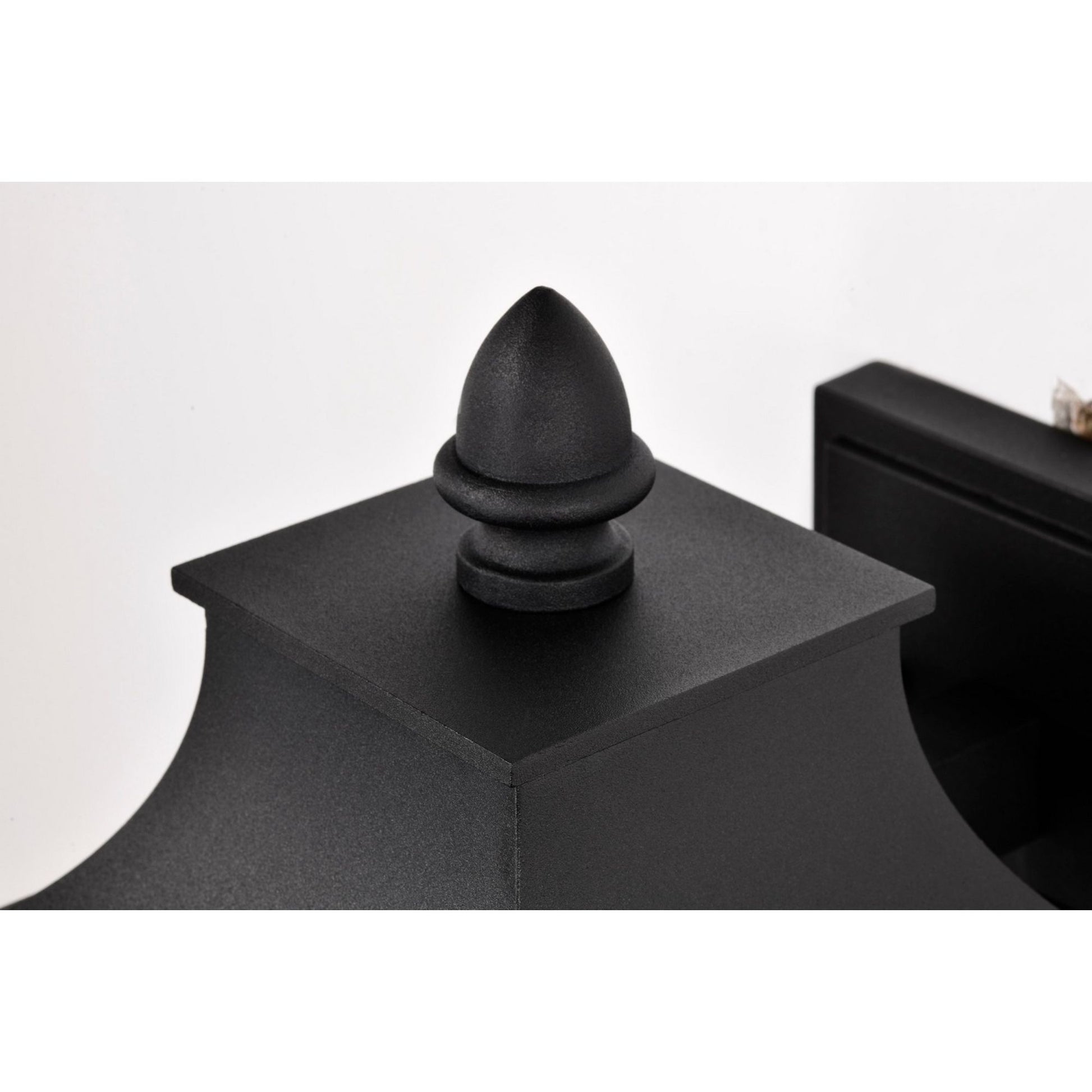 Austen 17" Outdoor Wall Light, Matte Black Finish - Bees Lighting