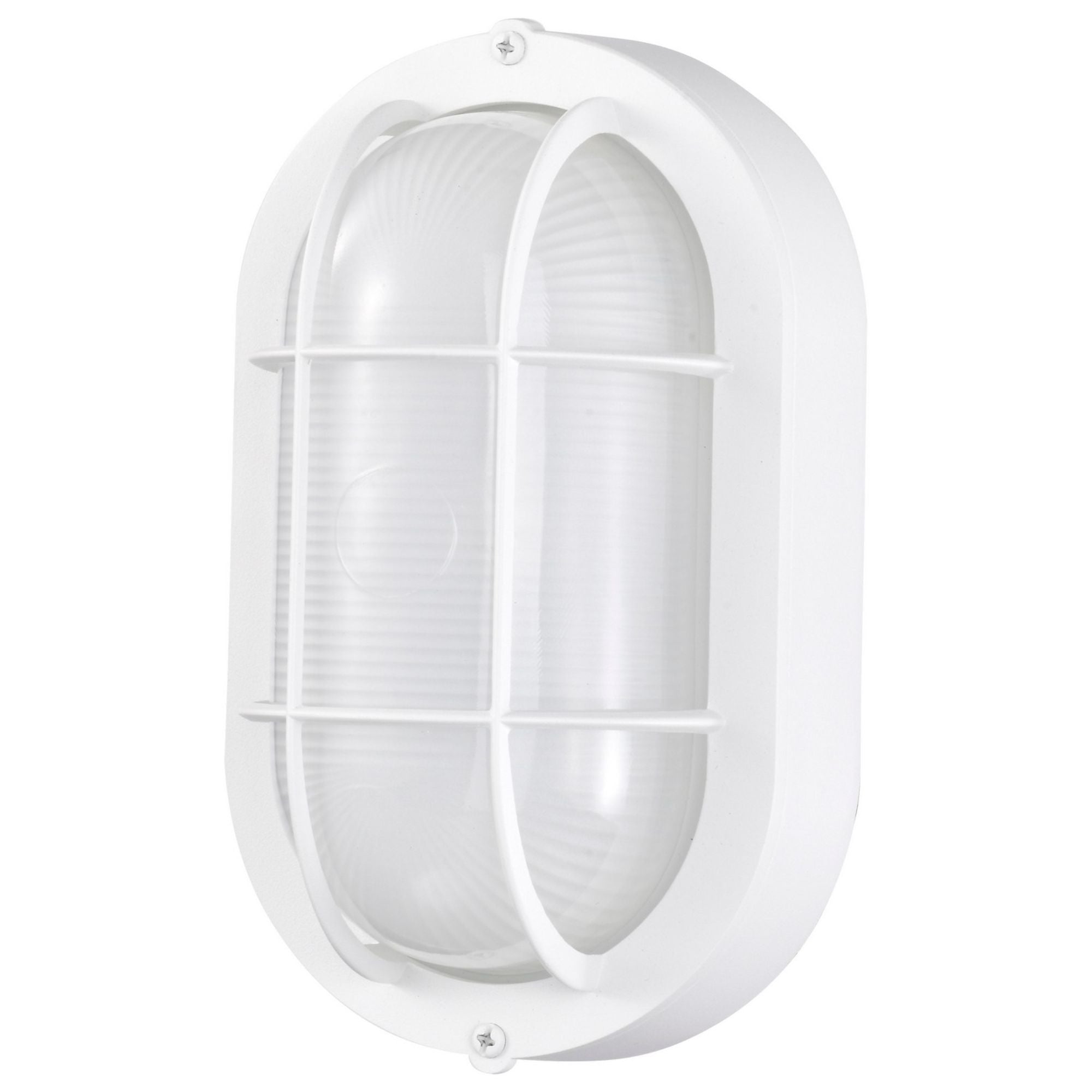 8.5" LED Oval Bulk Head, 800 Lm, 3000K, White - Bees Lighting